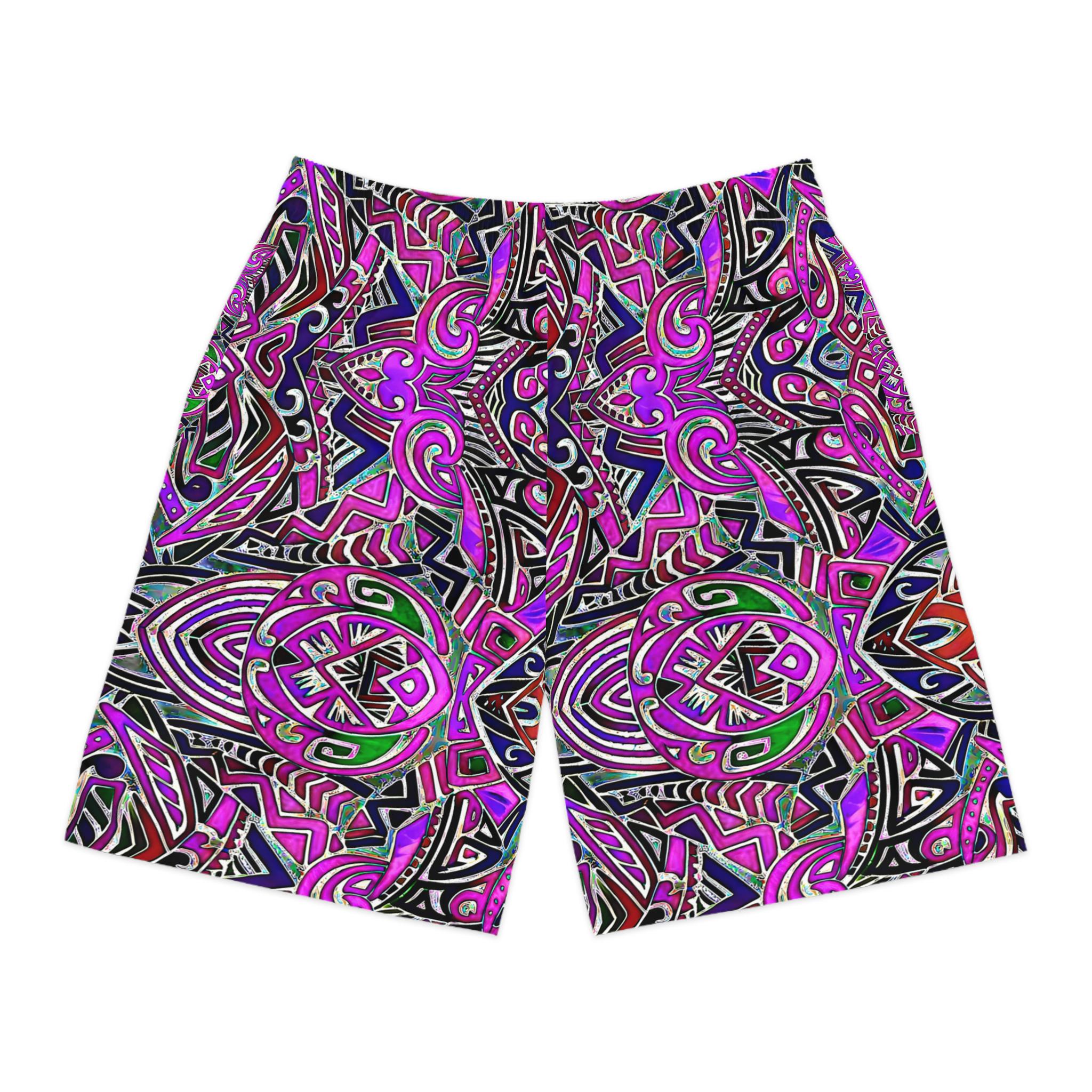 Purple Indo - Jogger Shorts