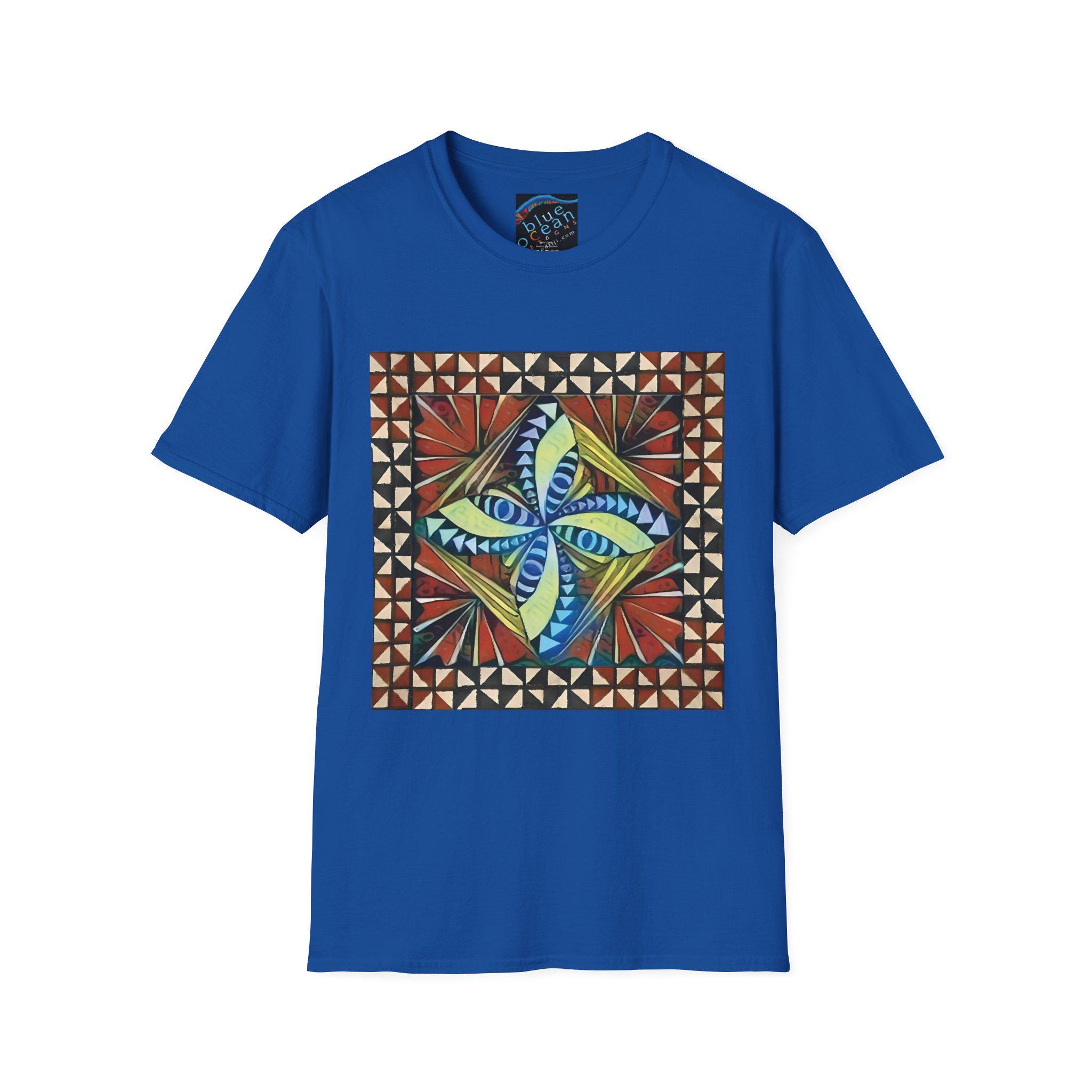 Tapa with Border - T Shirt