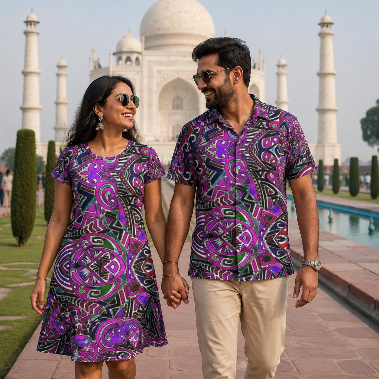 Purple Indo - Dress