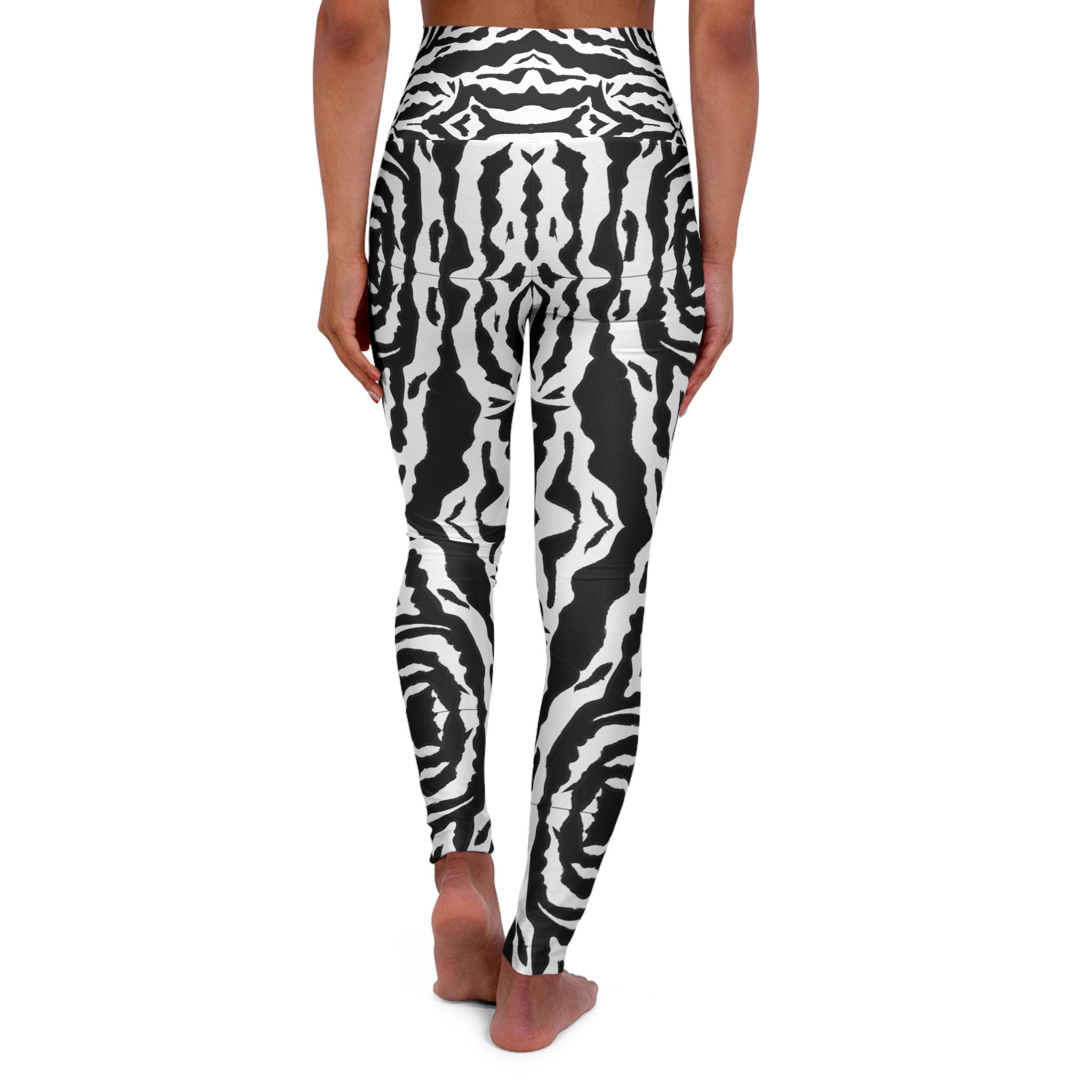 Zebra Confusion - Yoga Pants