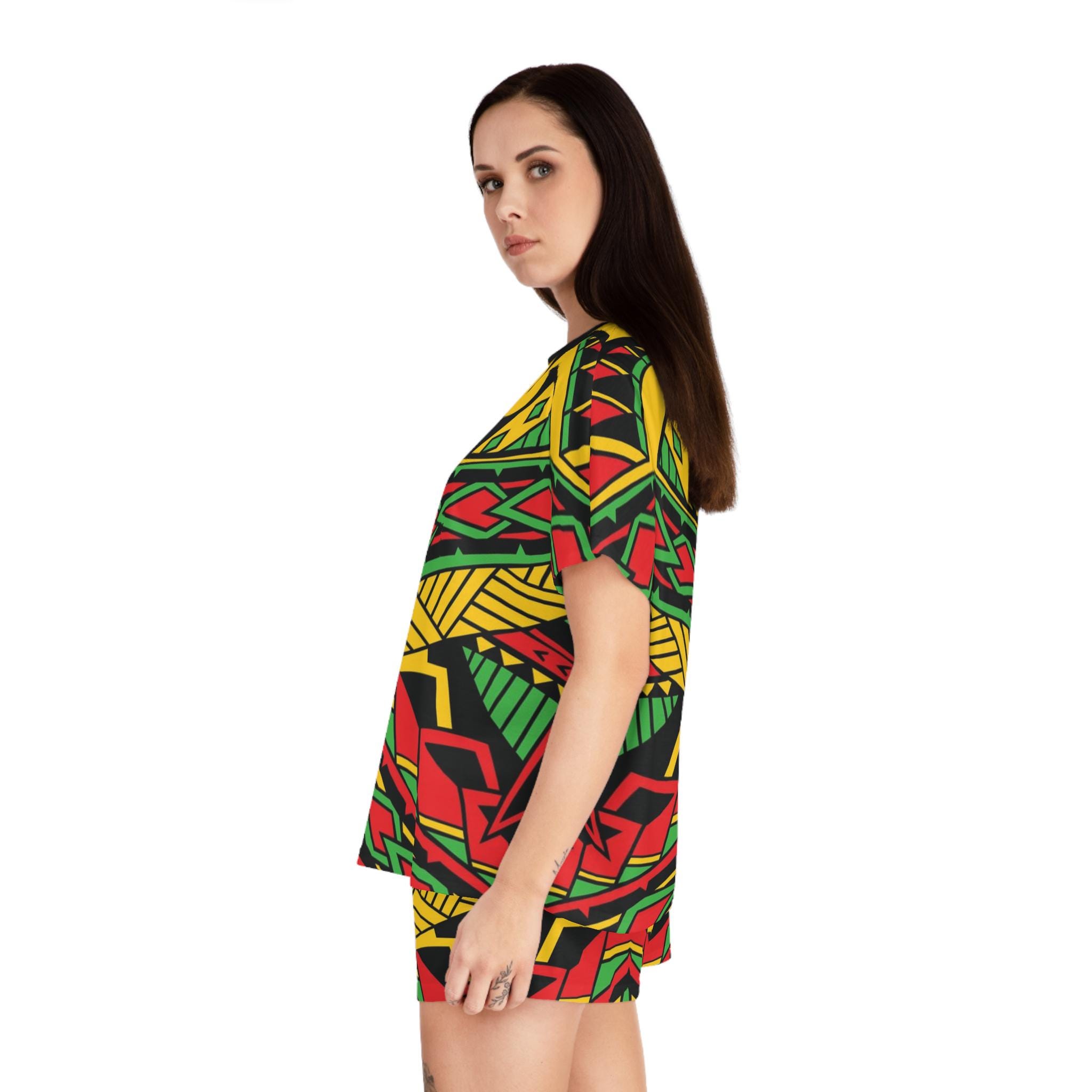 Reggae Lion Front - Womens Pajamas