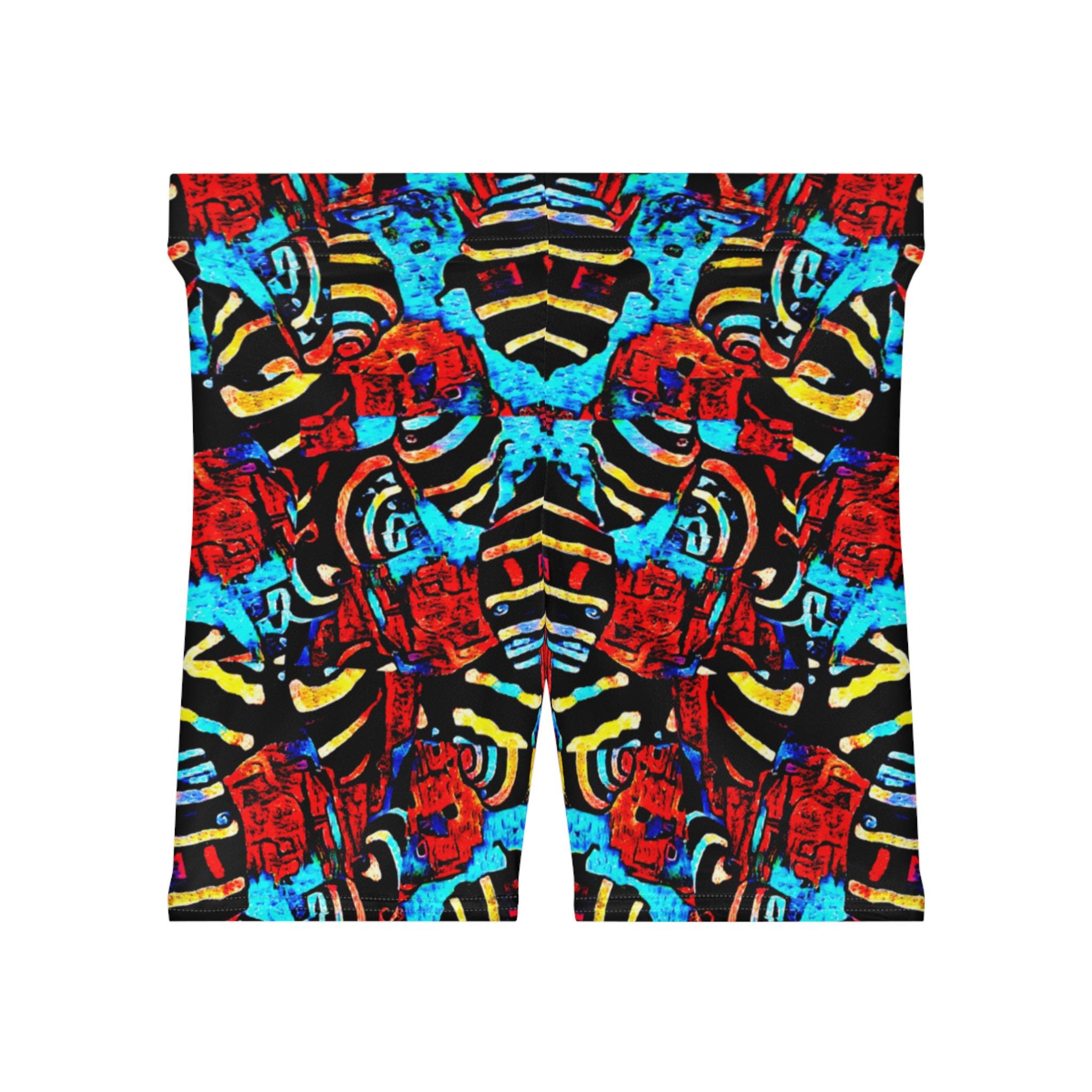 Small Snails - Womens Biker Shorts