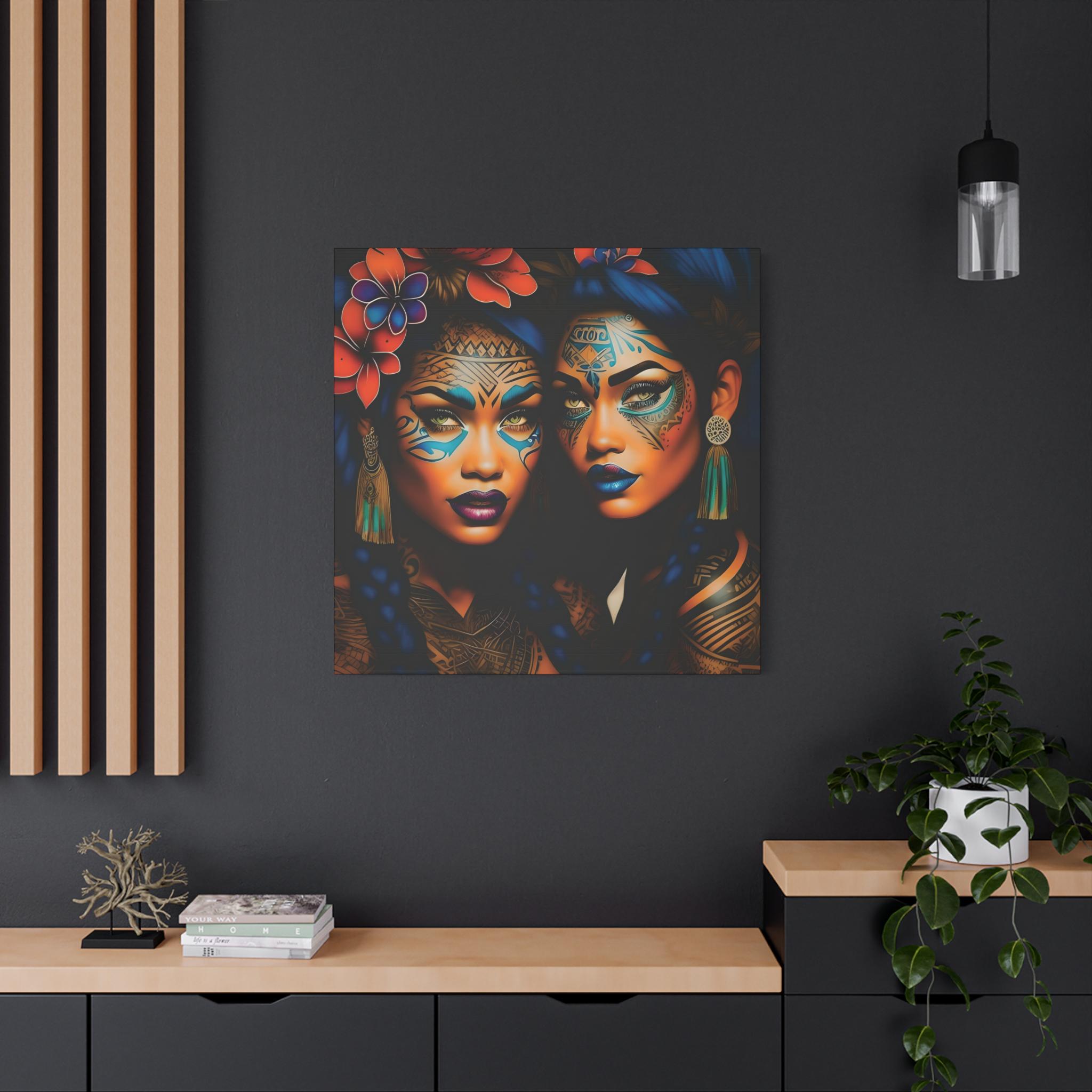 Painted Ladies - Canvas Wall Art