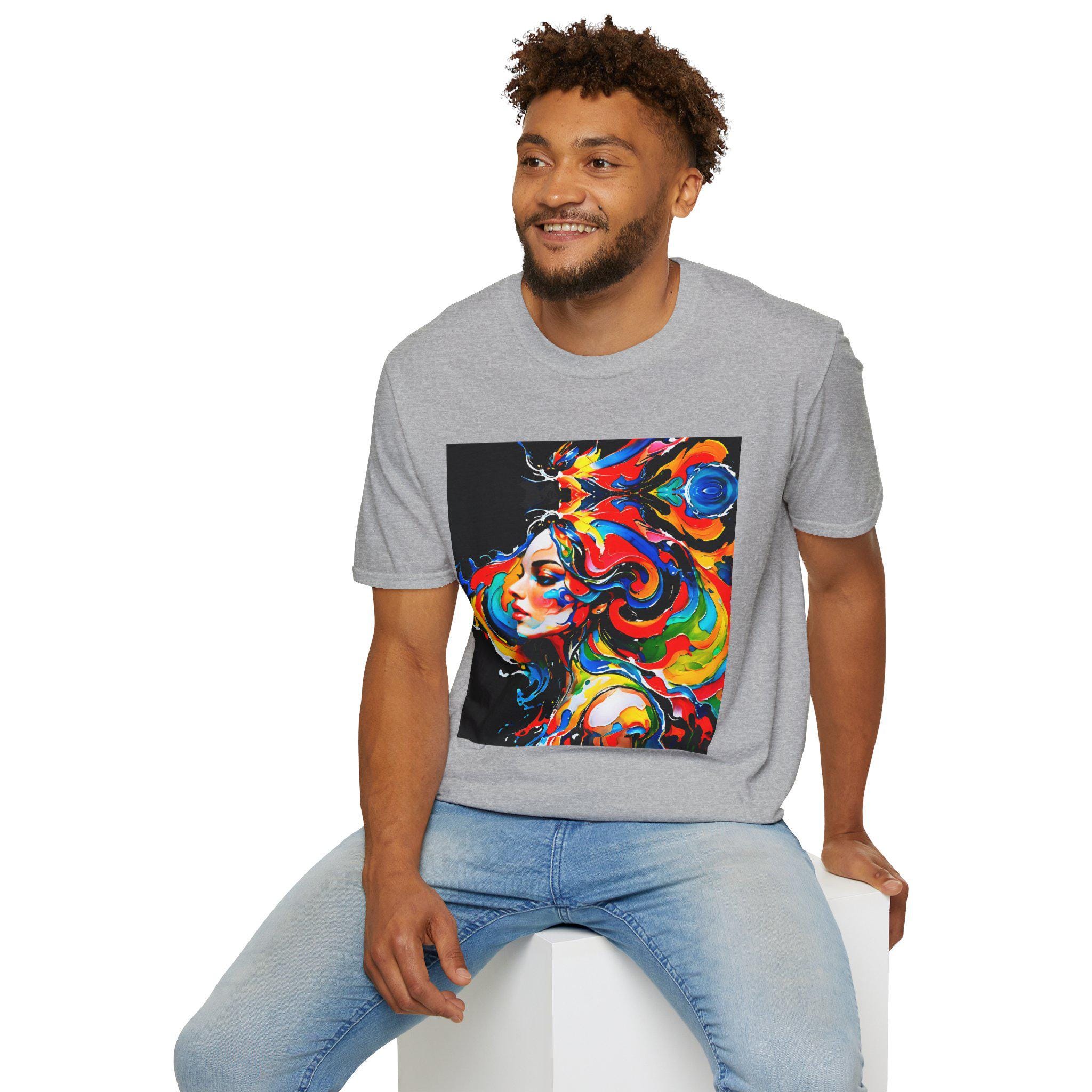 Lady with Paint - T Shirt