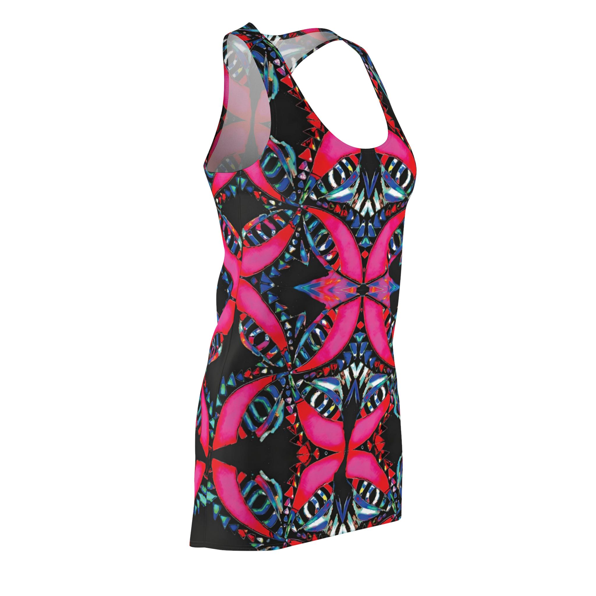 Pink on Black - Dress