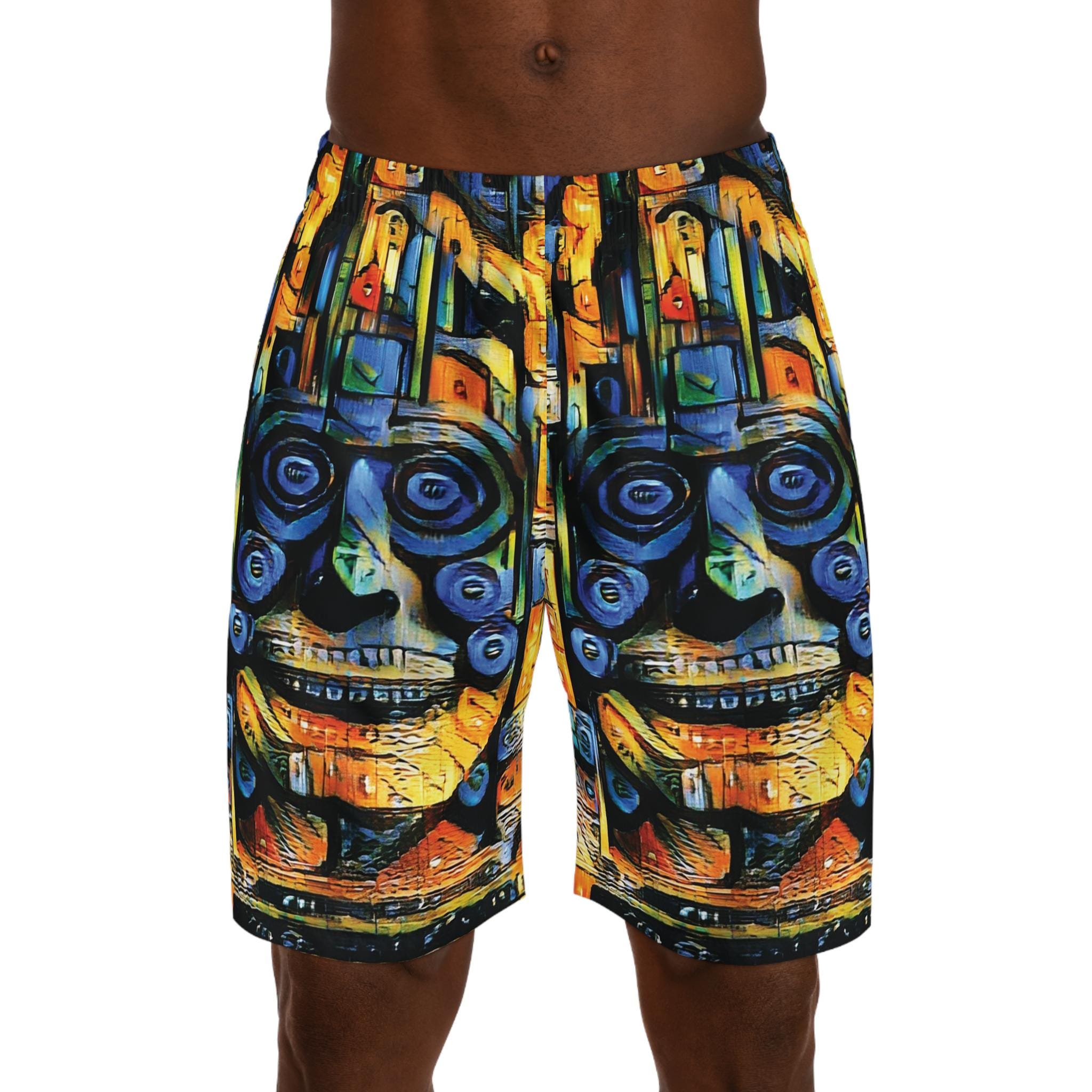 Purple Face - Jogger Shorts