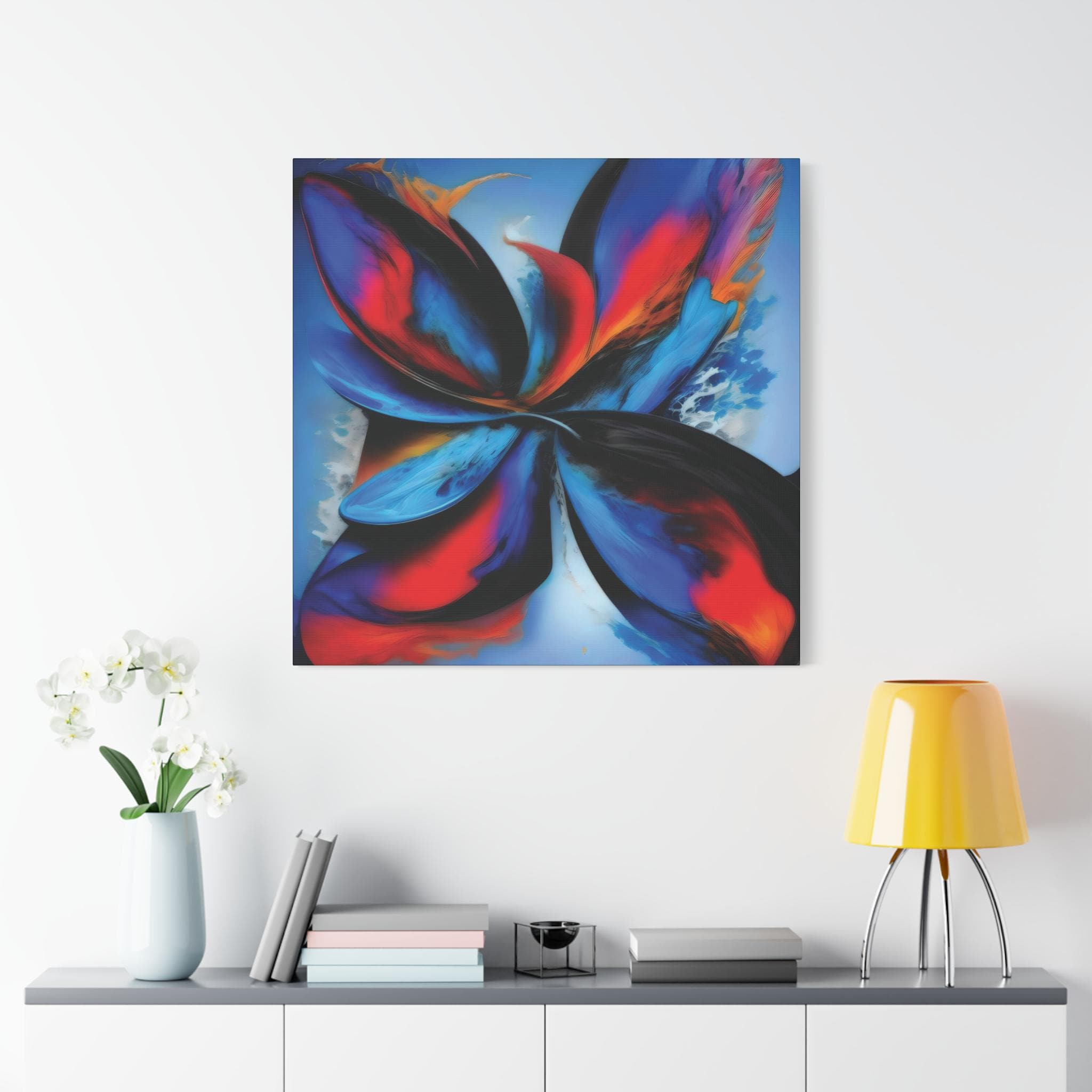 Flamin Fan - Canvas Wall Art