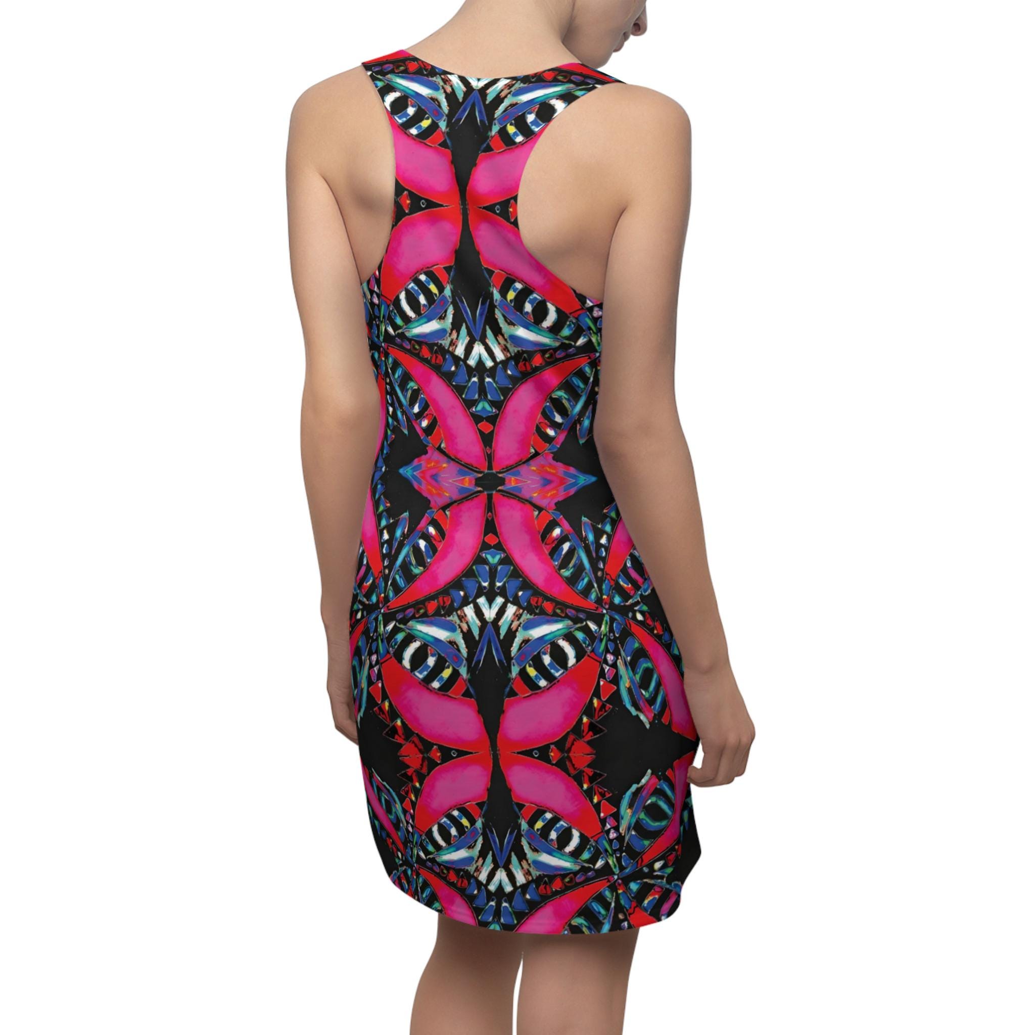 Pink on Black - Dress