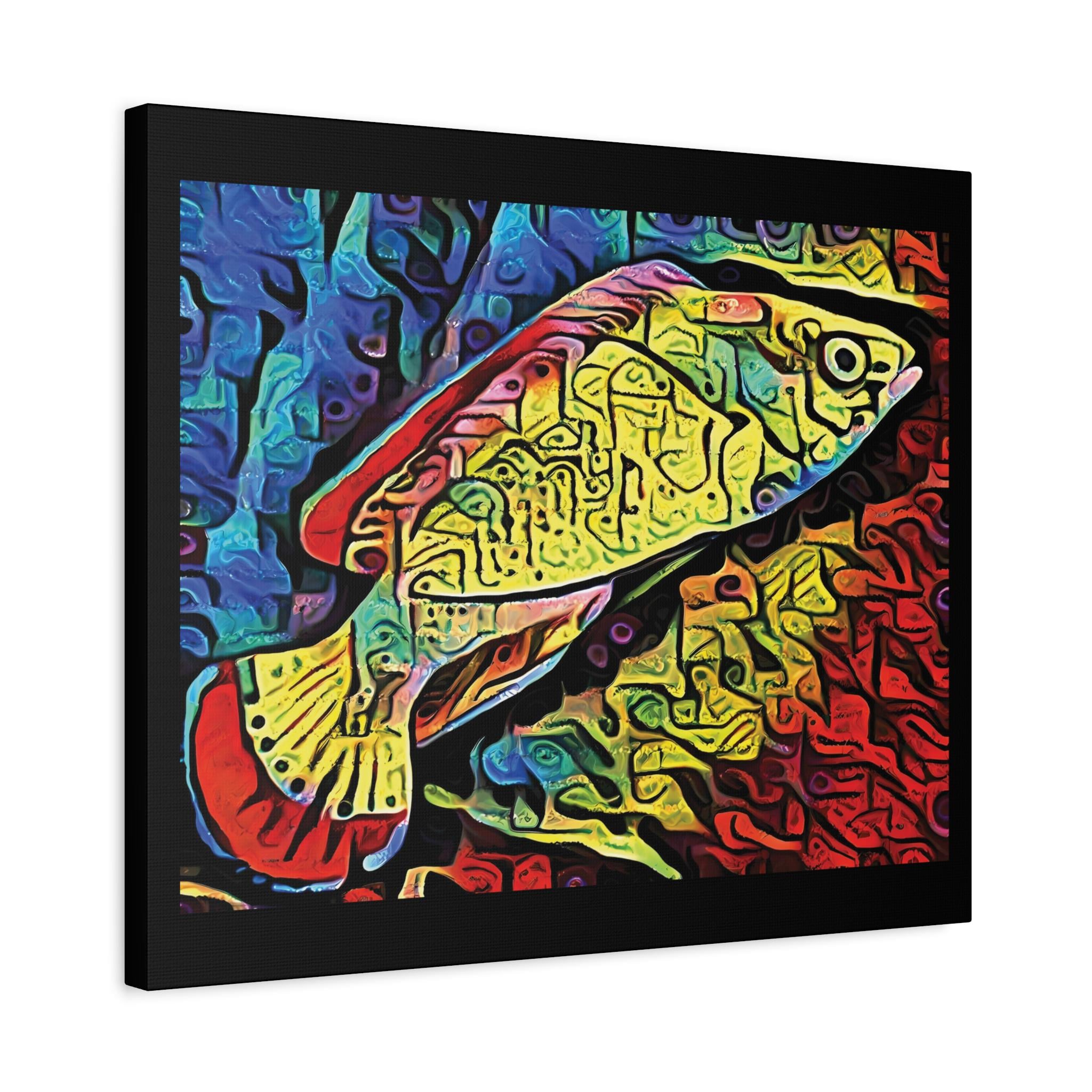 Red Margin Left - Canvas Wall Art