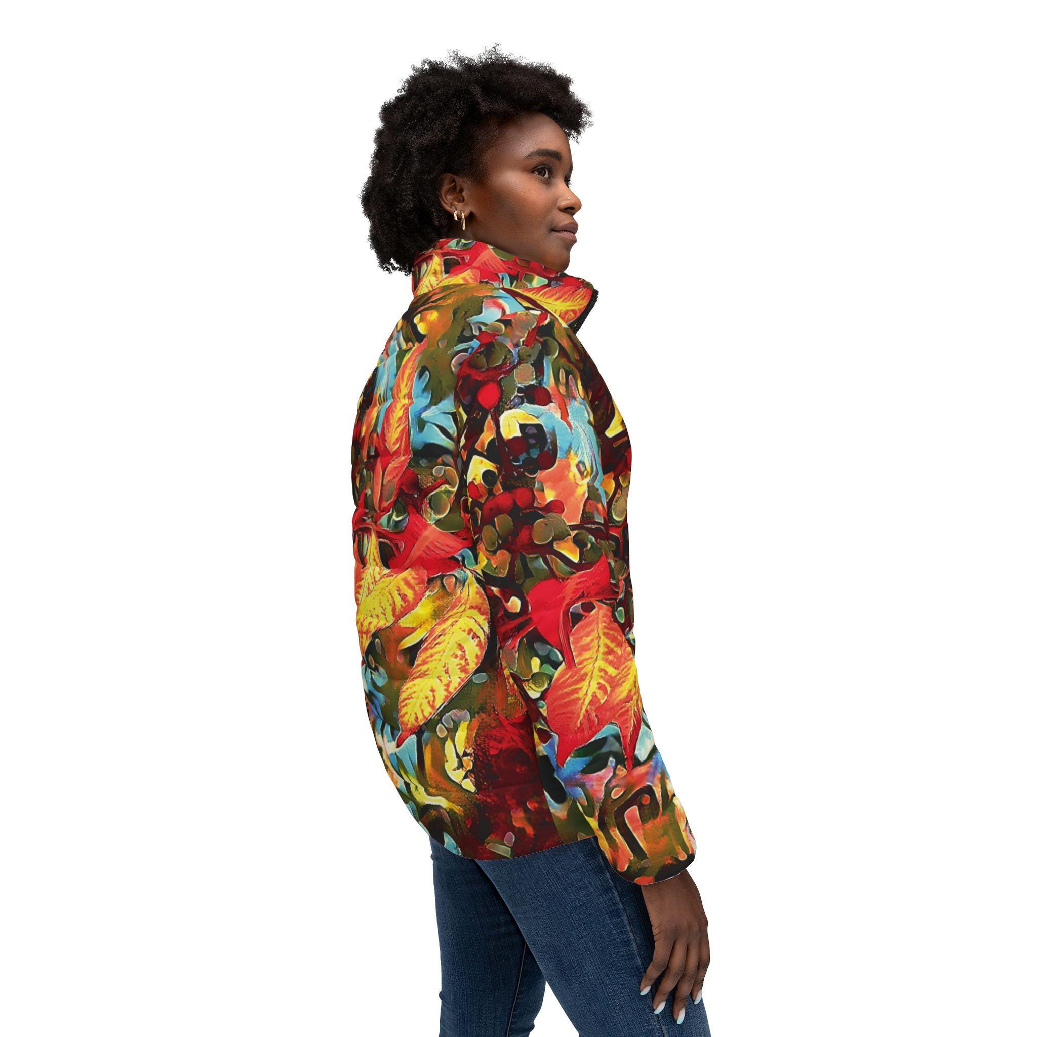 Winter Trees - Womens Puffer Jacket