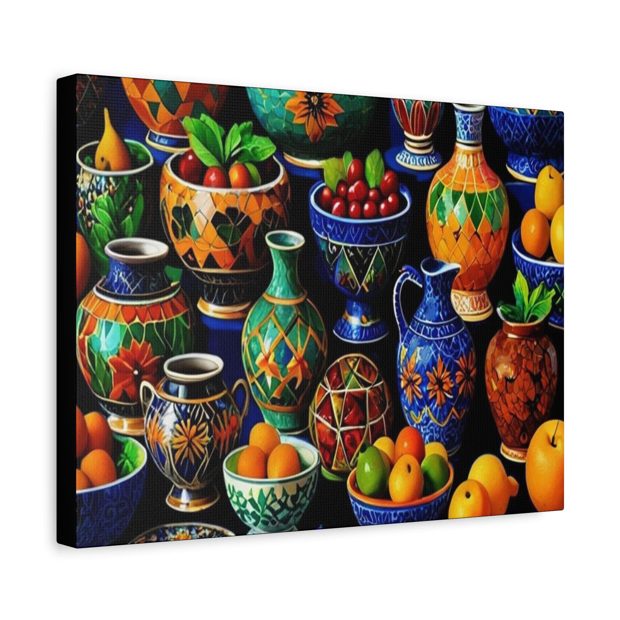 Table Full A - Canvas Wall Art