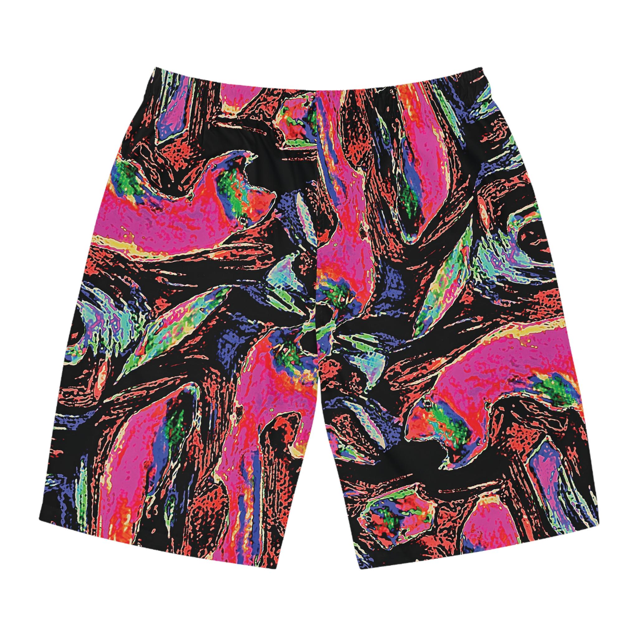 Pink Branch - Board Shorts