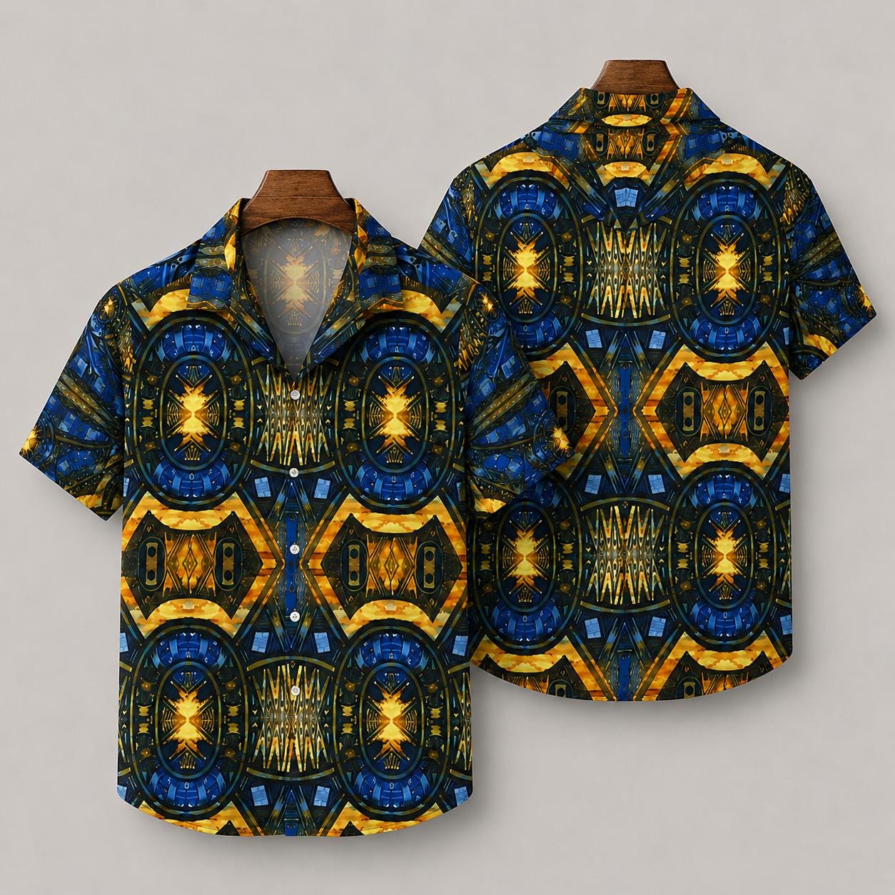 Blue Shield - Hawaiian Shirt