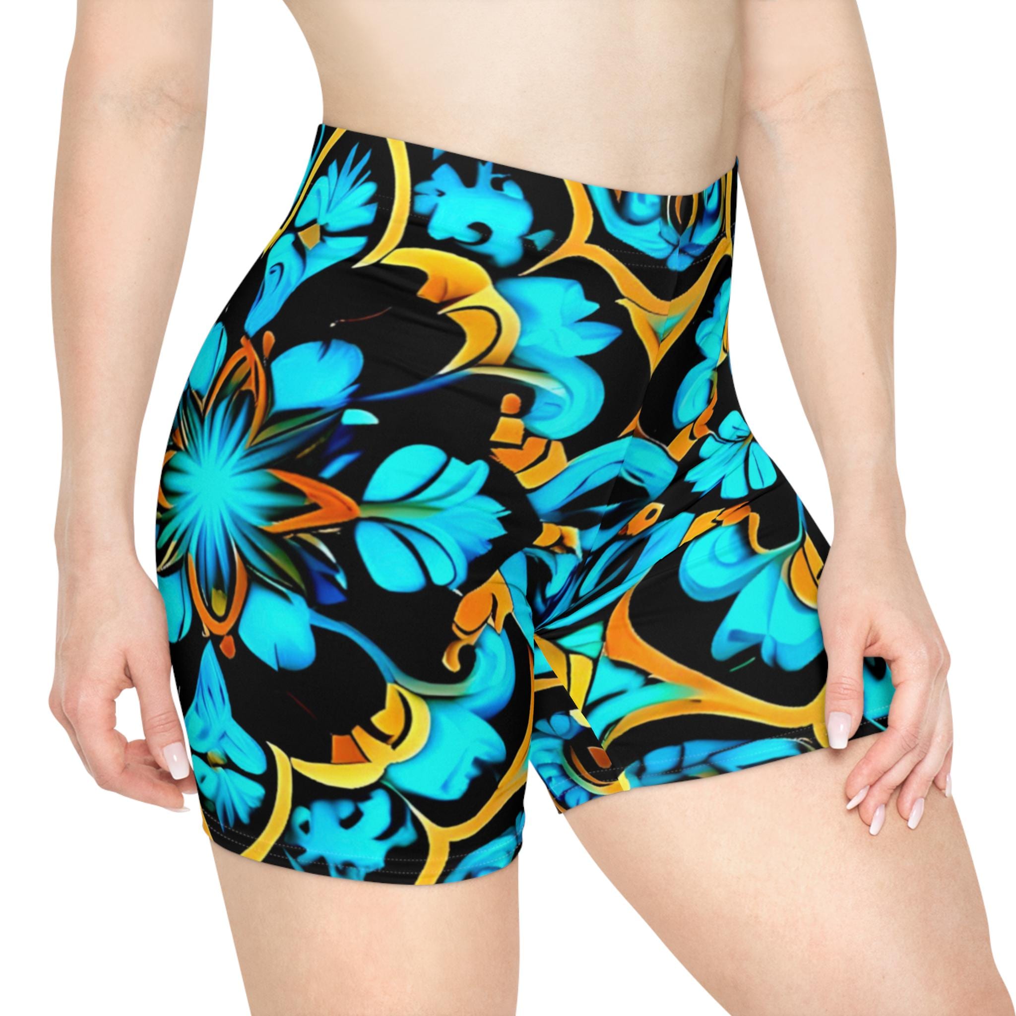 Poker Play - Womens Biker Shorts