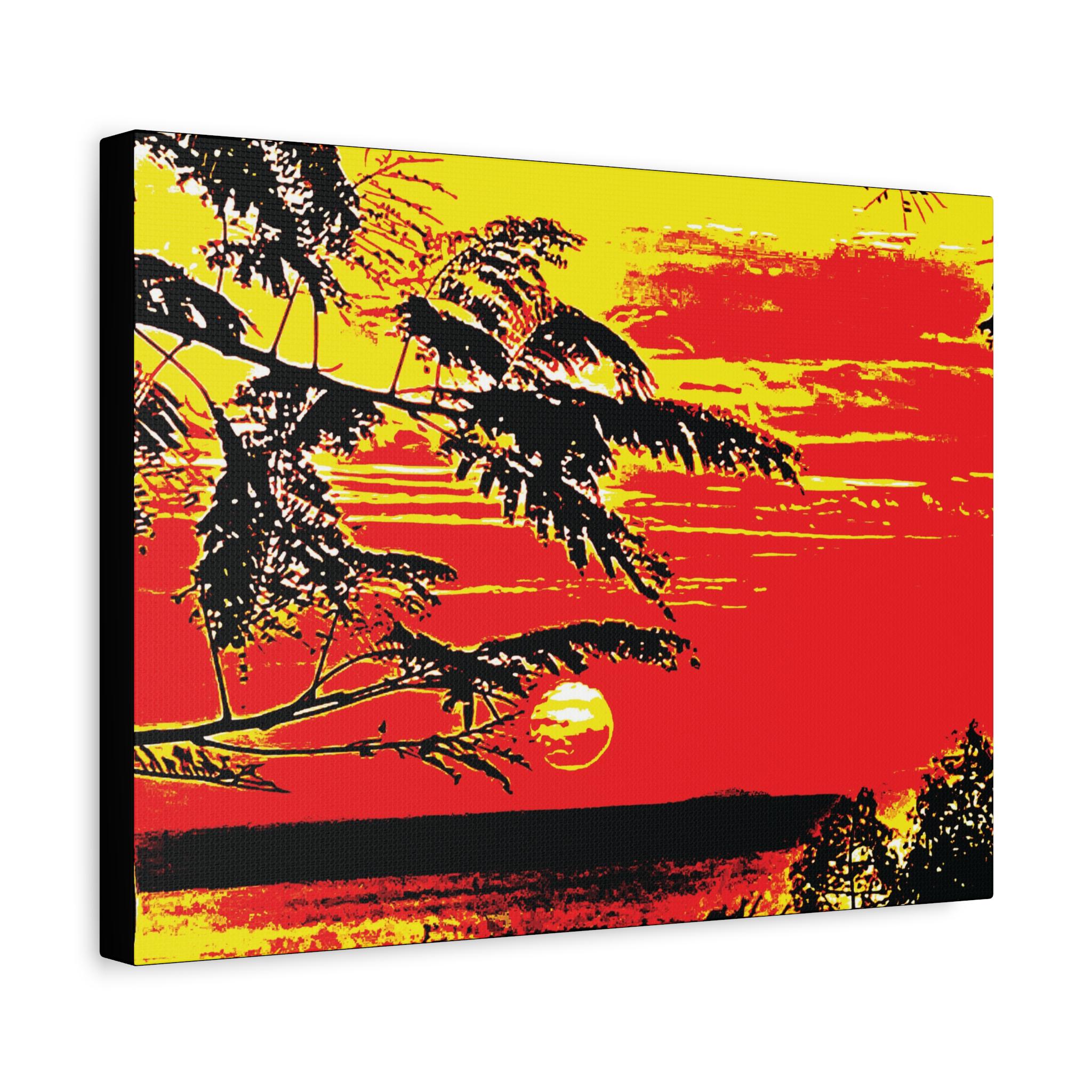 Red Night - Canvas Wall Art