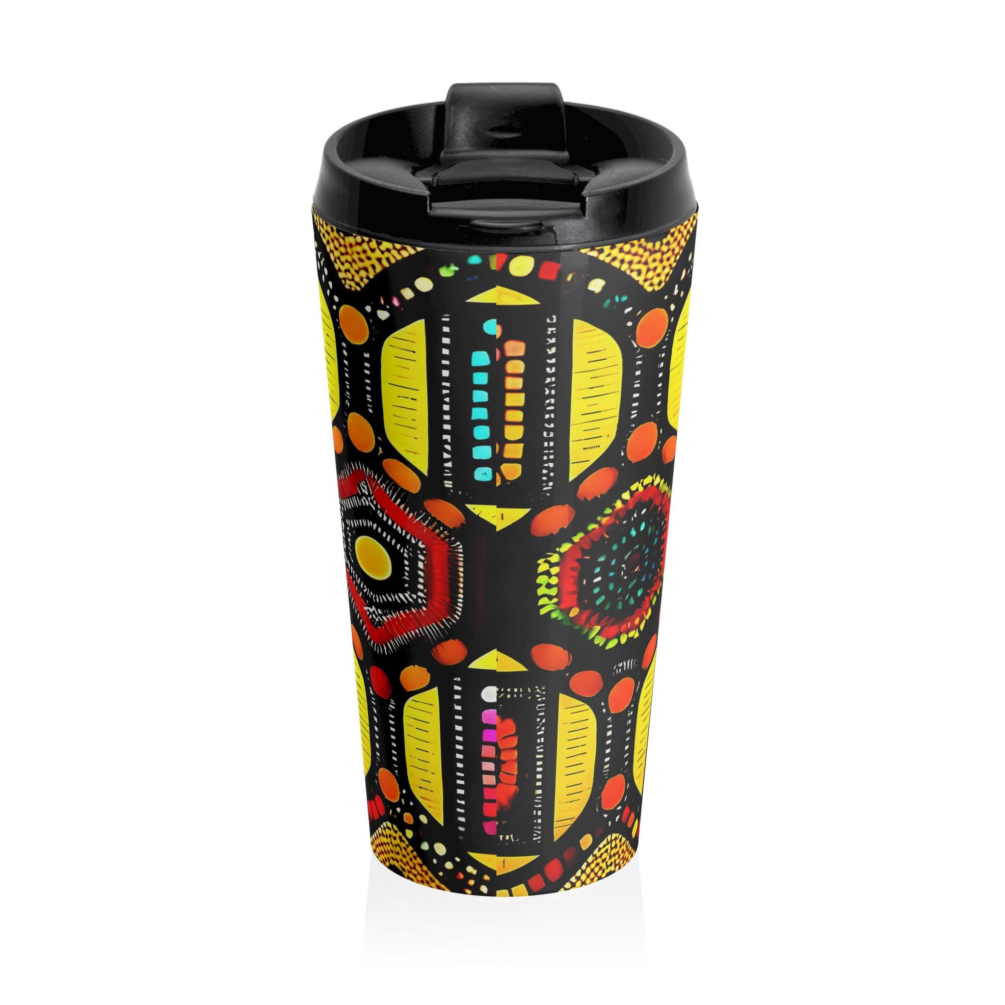 Square Dots - Travel Mug