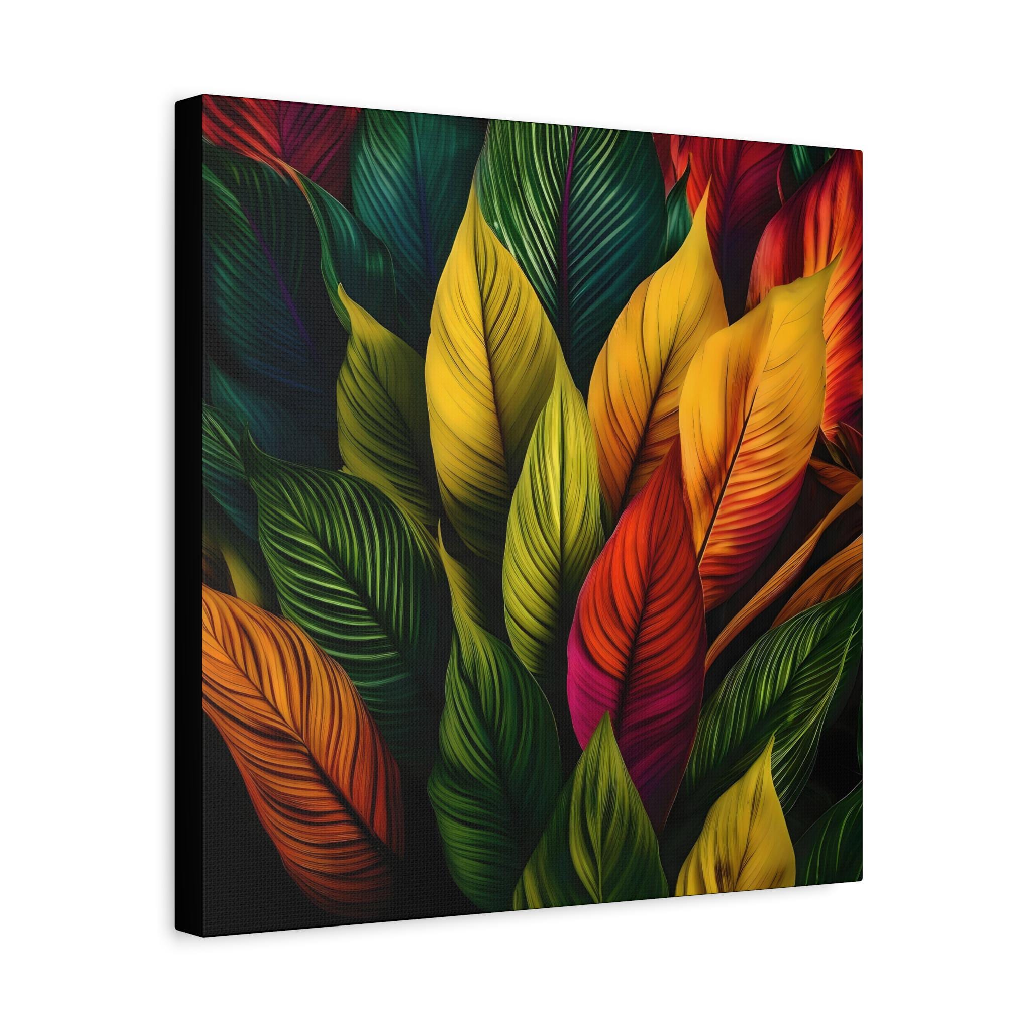 Colored Leaves - Canvas Wall Art
