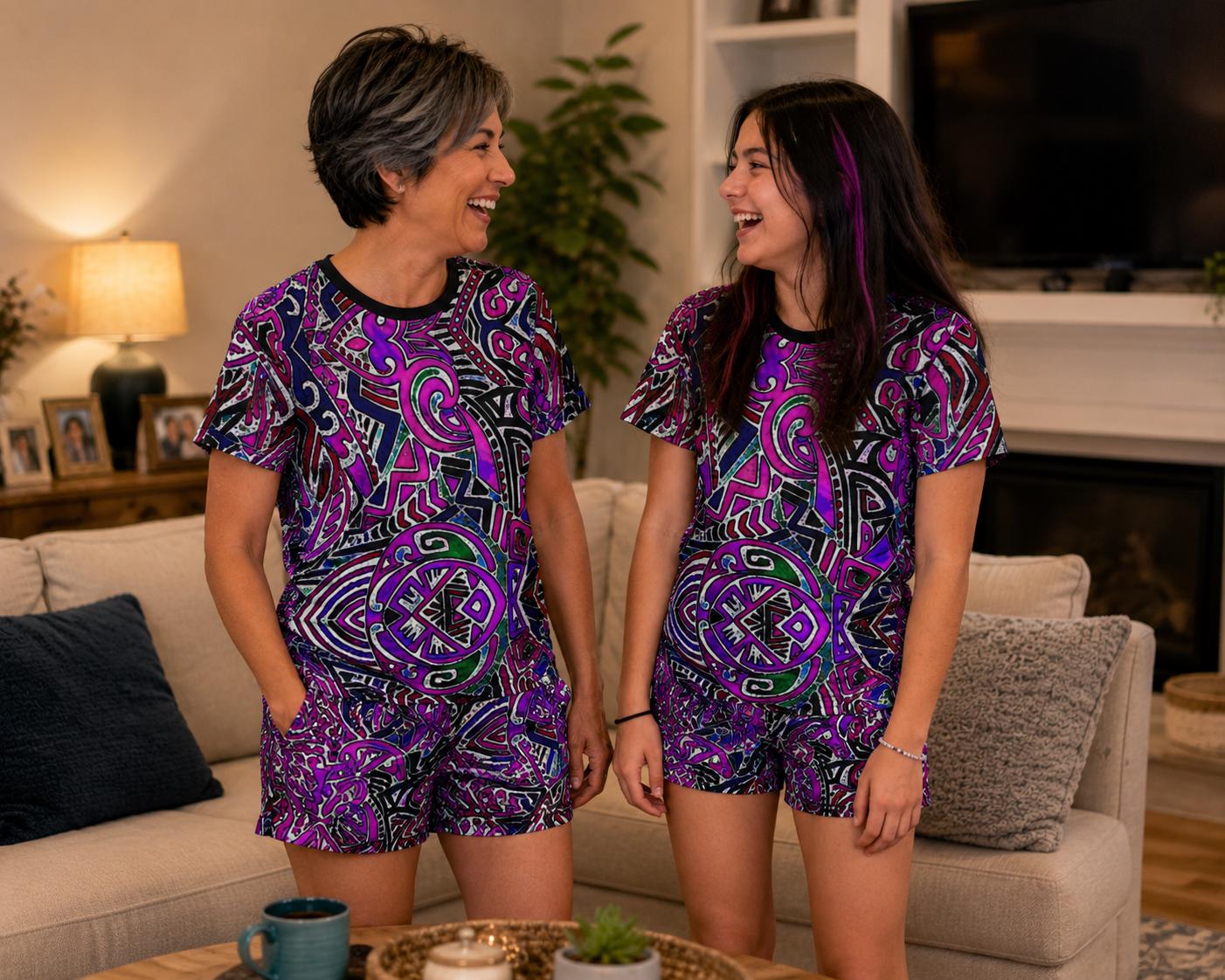 Purple Indo - Womens Pajamas