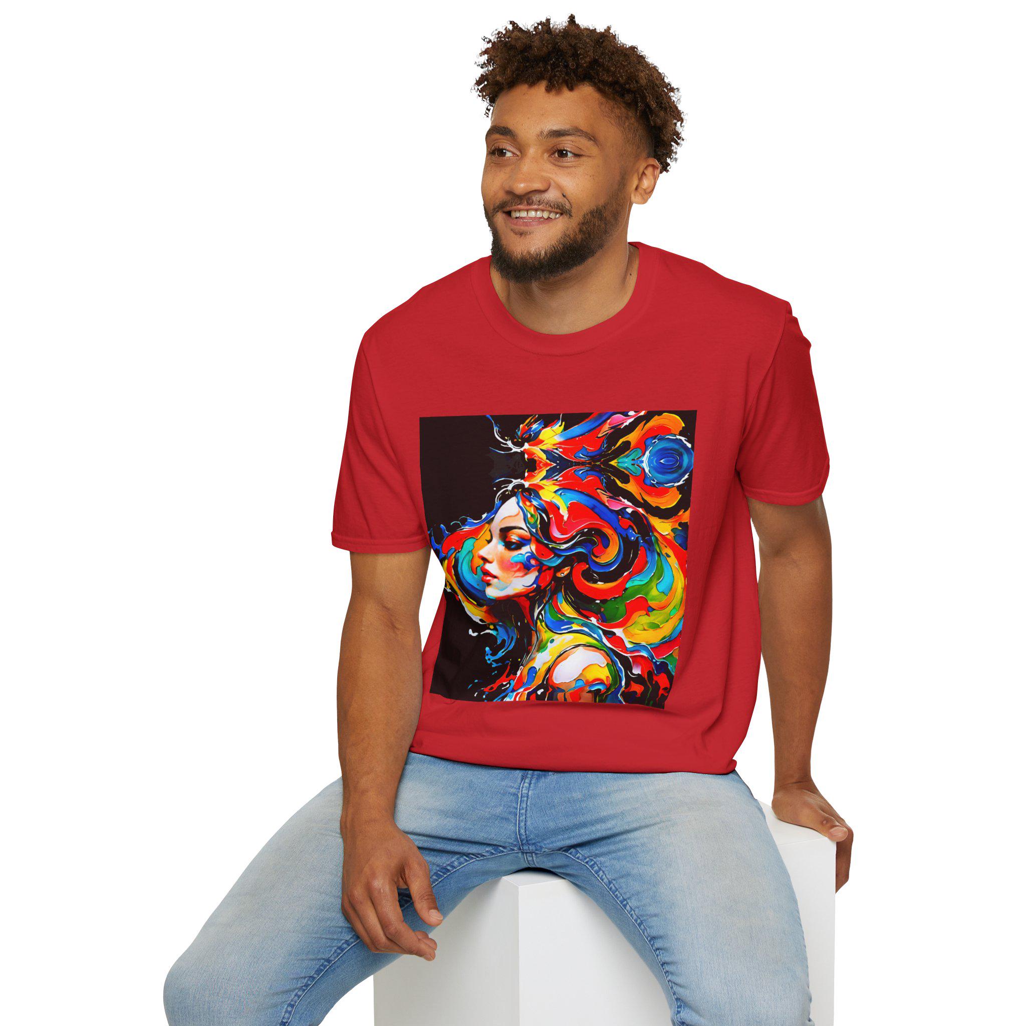 Lady with Paint - T Shirt