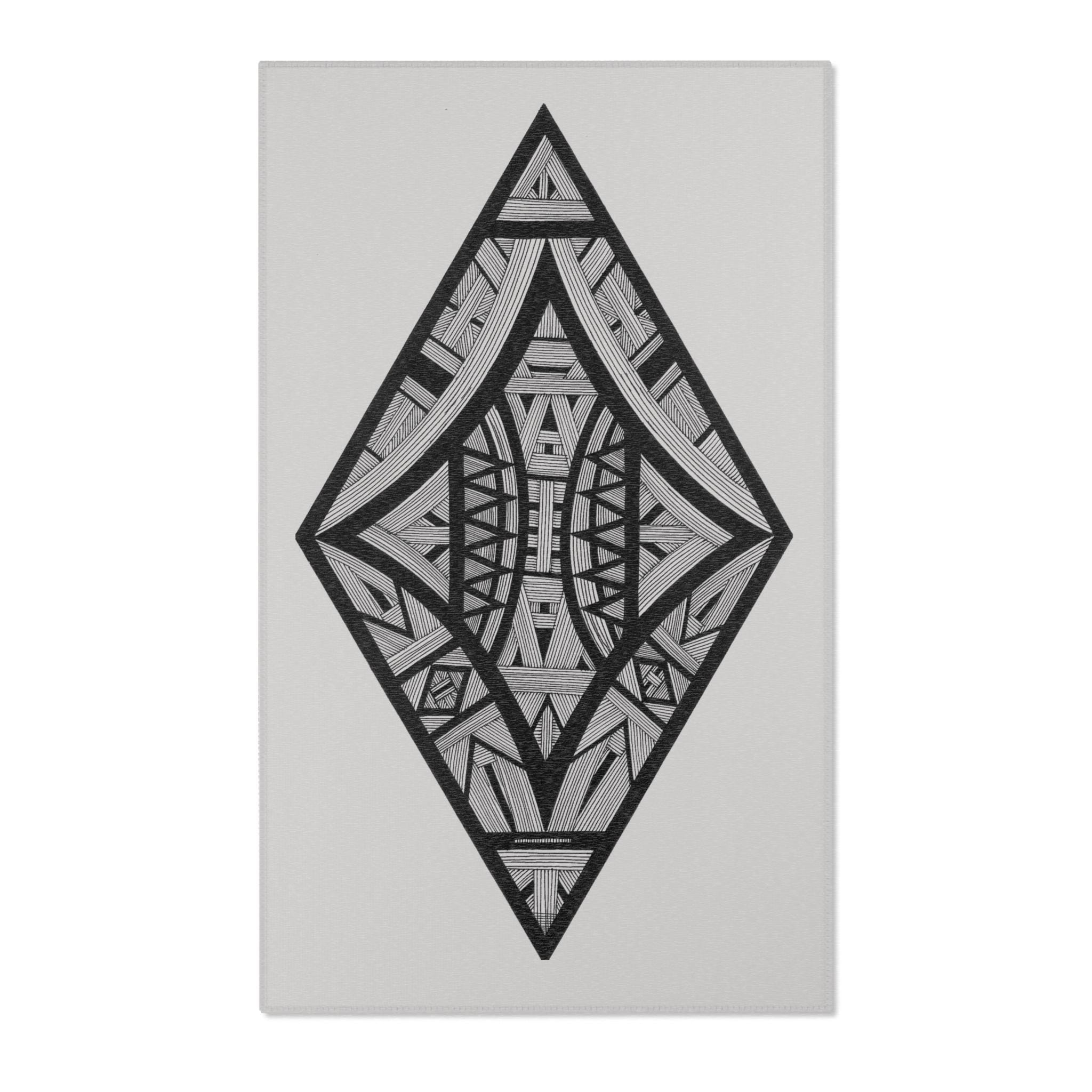 Black Diamond 1 - Area Rug