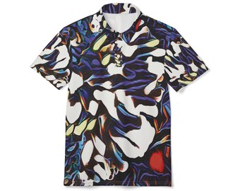 Weiße Koralle bei Ebbe Polo-Shirt | Küsten Marine Sea Life Print