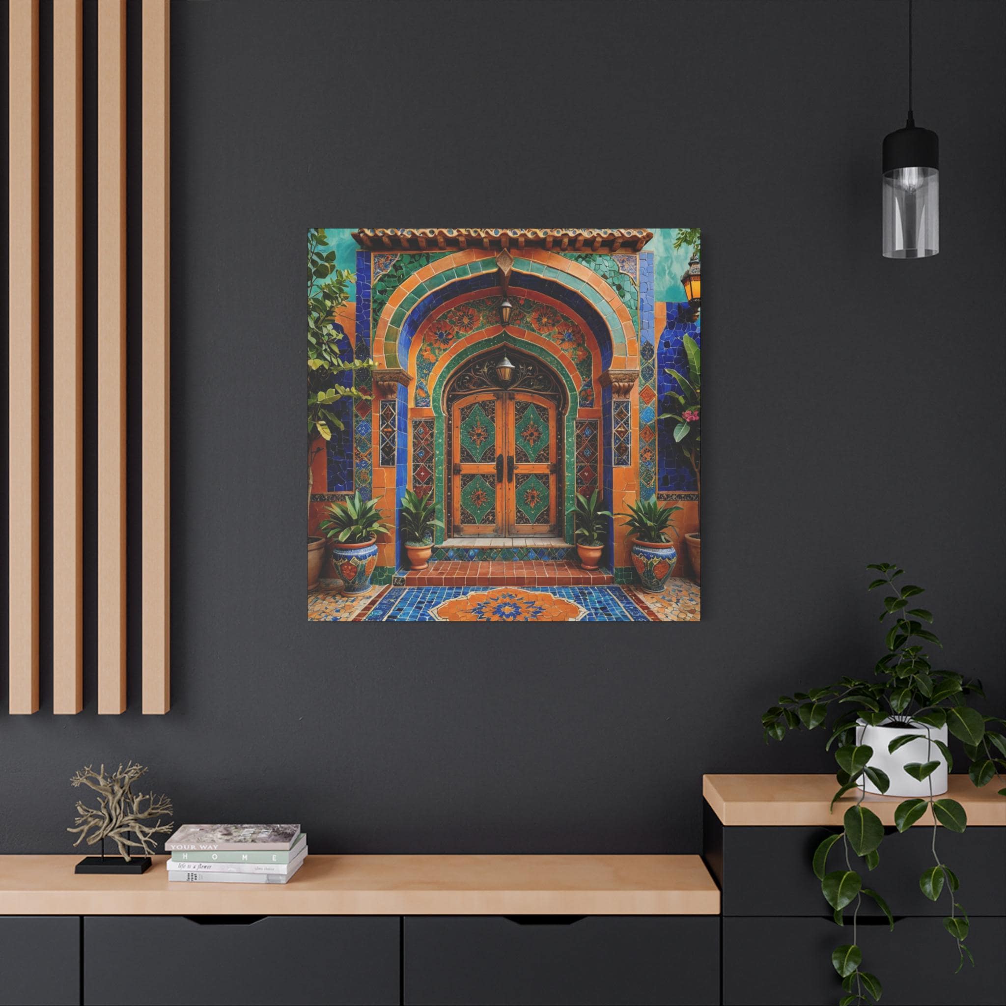 Village Door - Canvas Wall Art