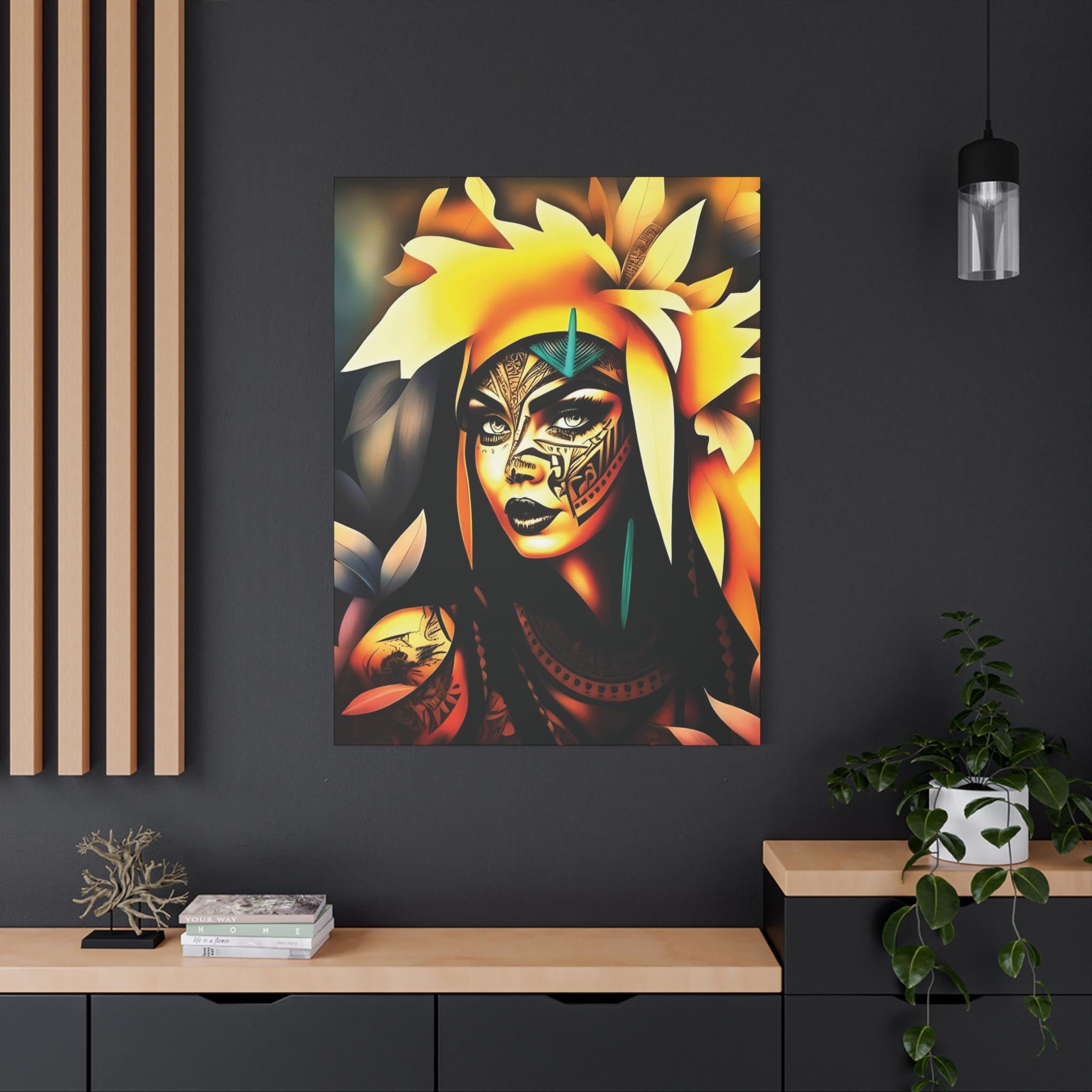 Poly Princess - Canvas Wall Art