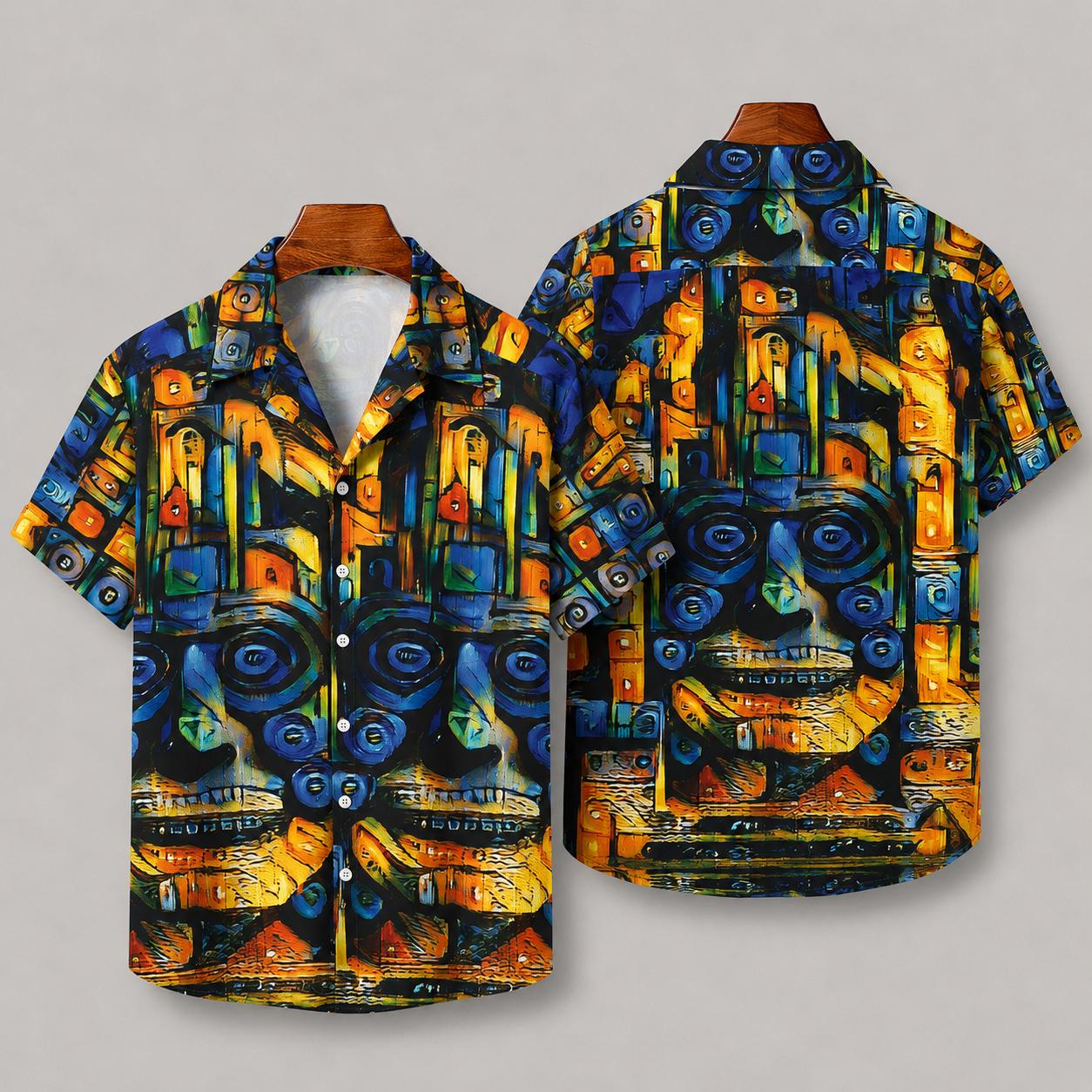 Purple Face - Hawaiian Shirt