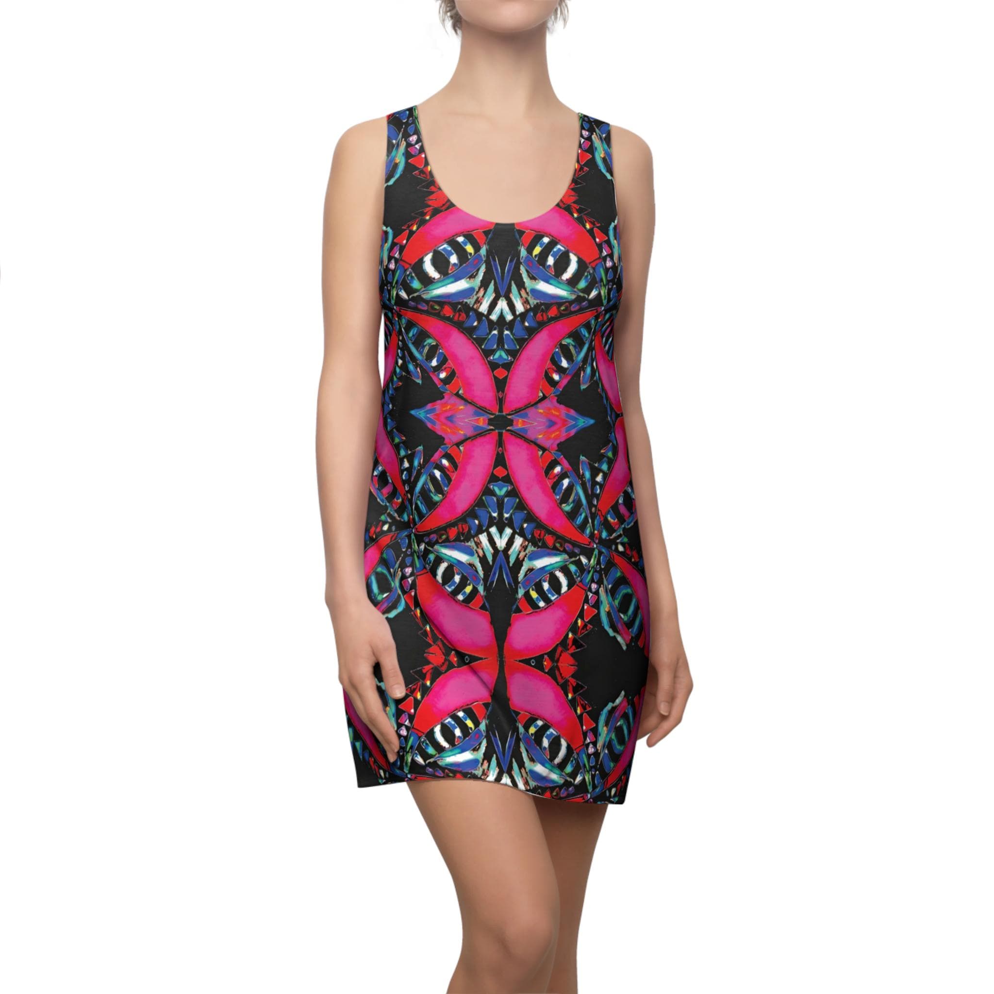 Pink on Black - Dress
