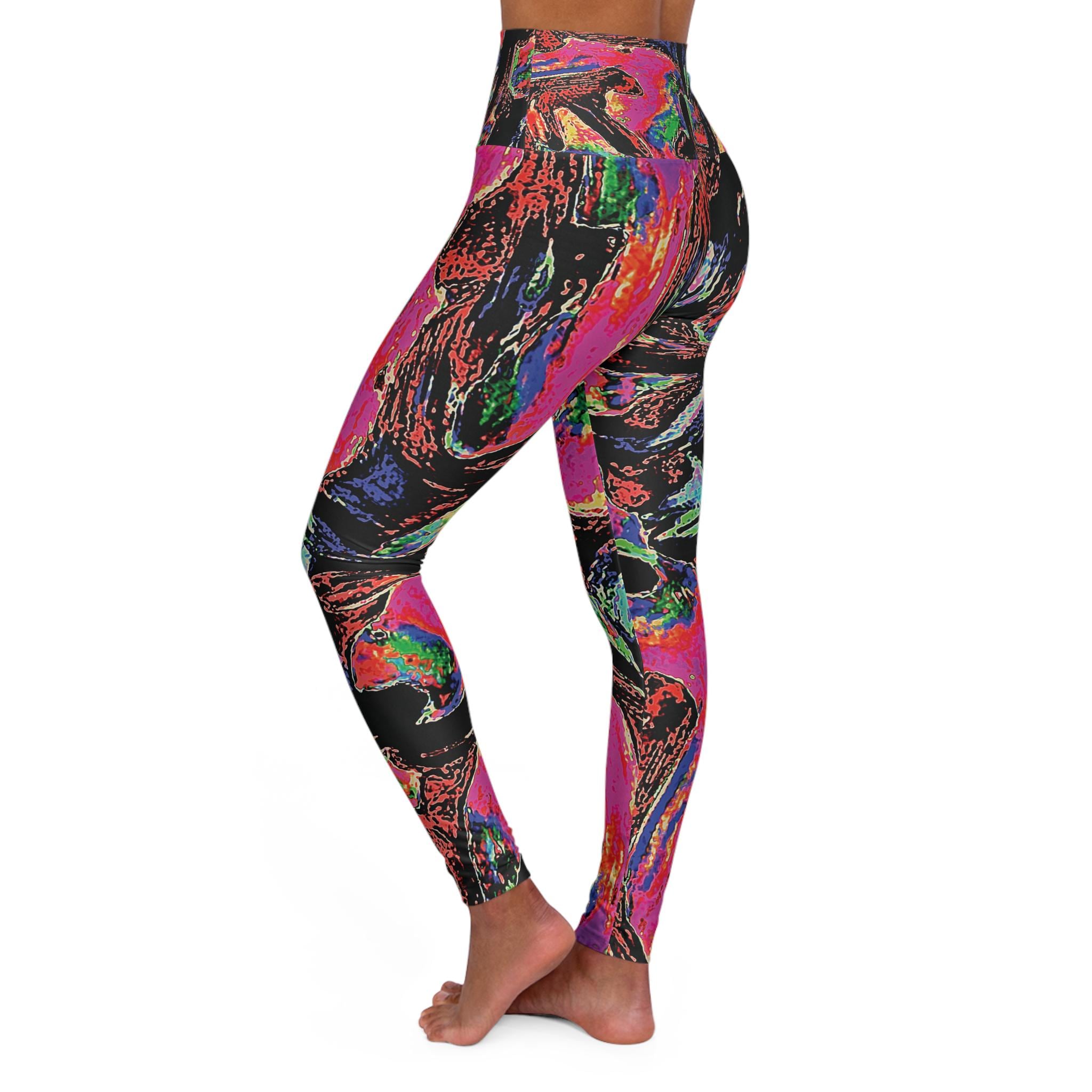 Pink Branch - Yoga Pants