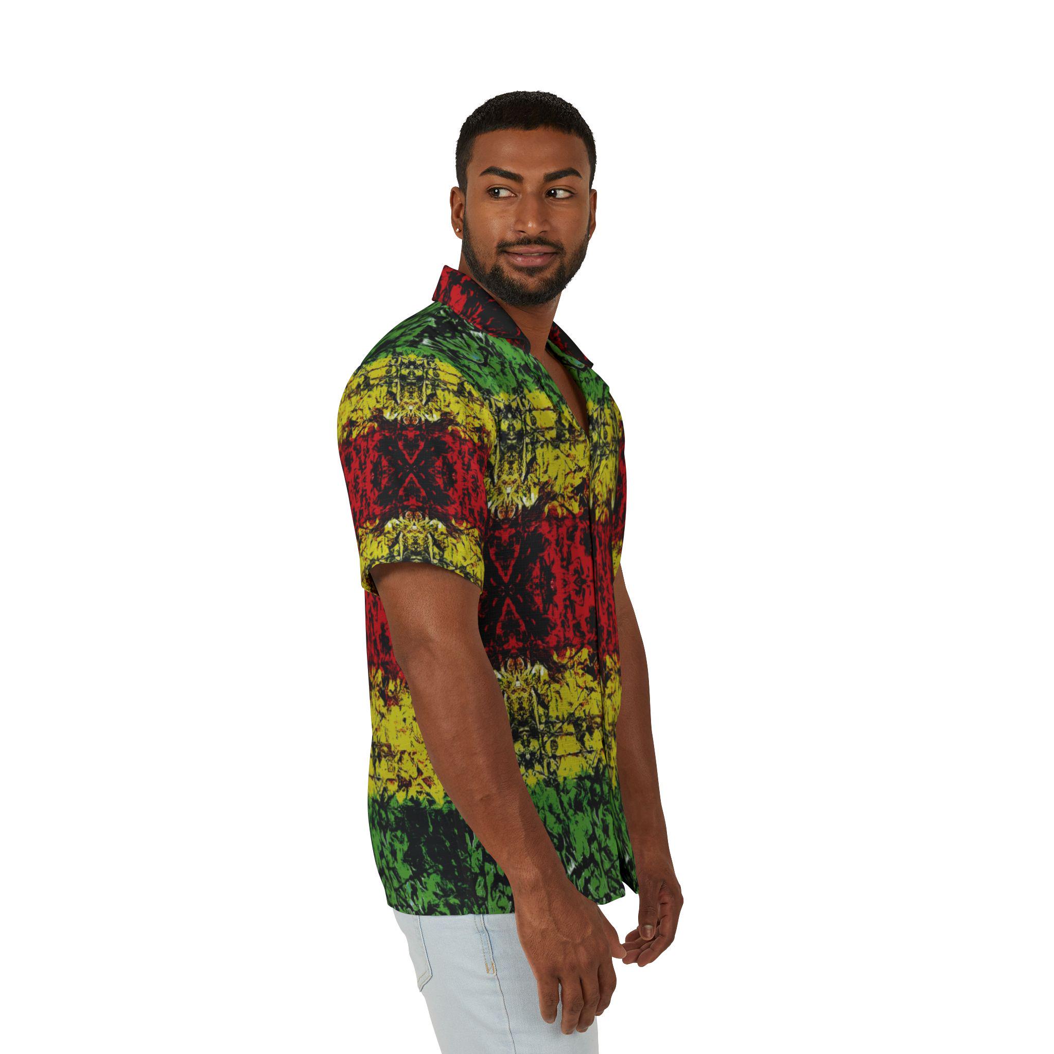 Reggae Stripe - Hawaiian Shirt