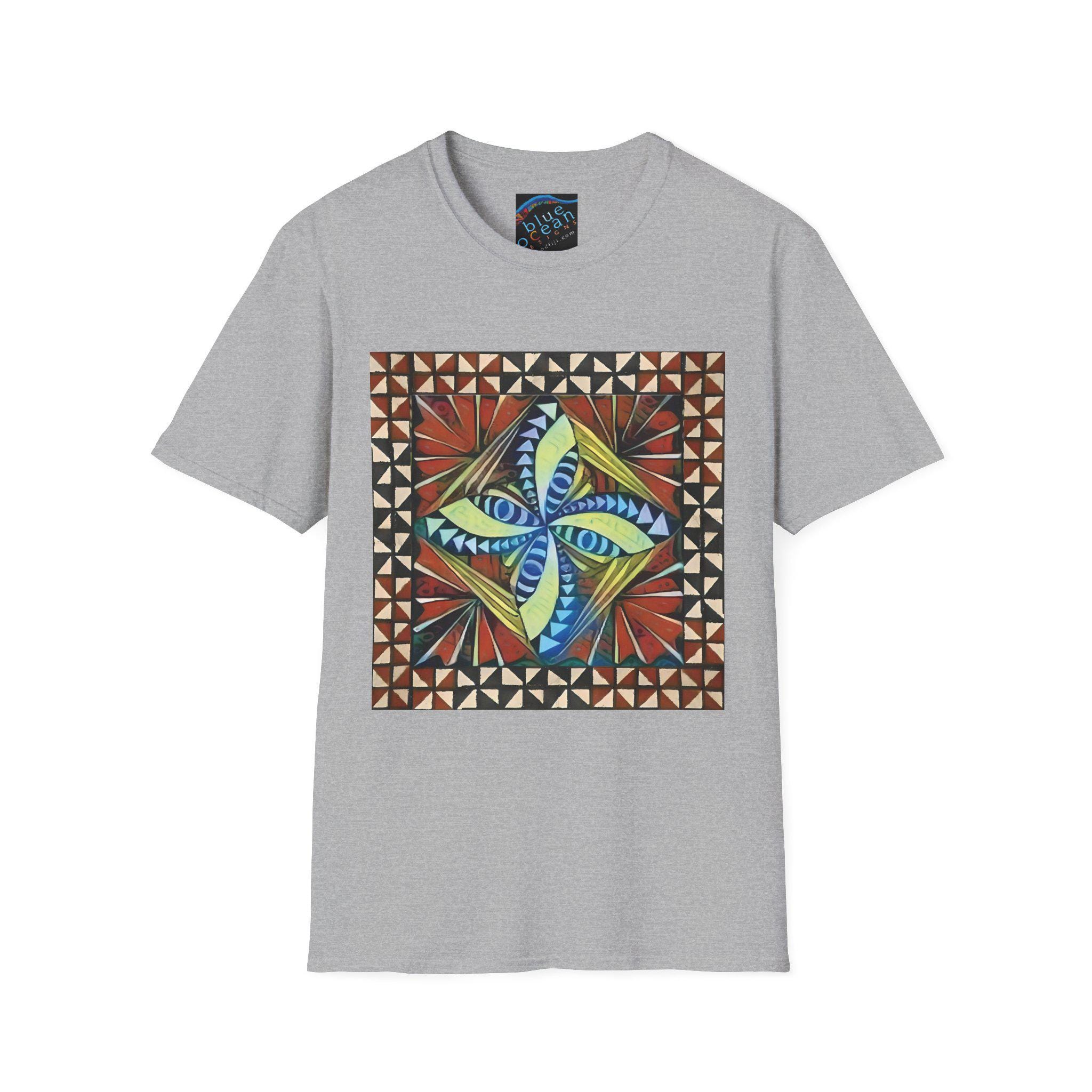 Tapa with Border - T Shirt