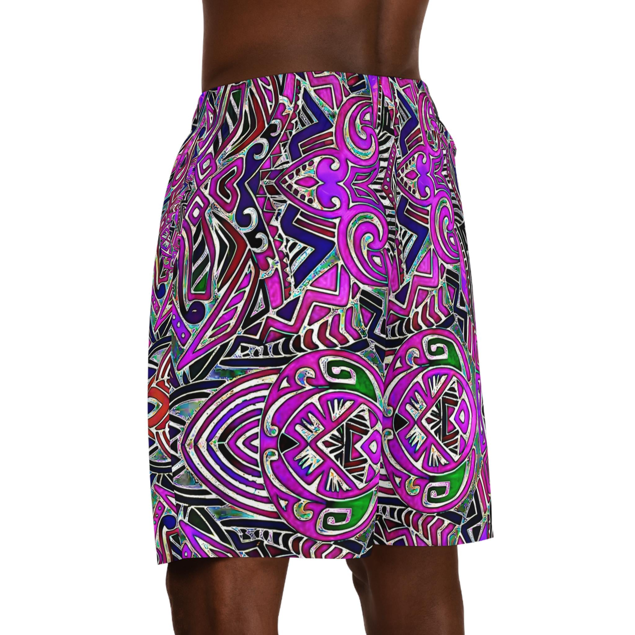 Purple Indo - Jogger Shorts