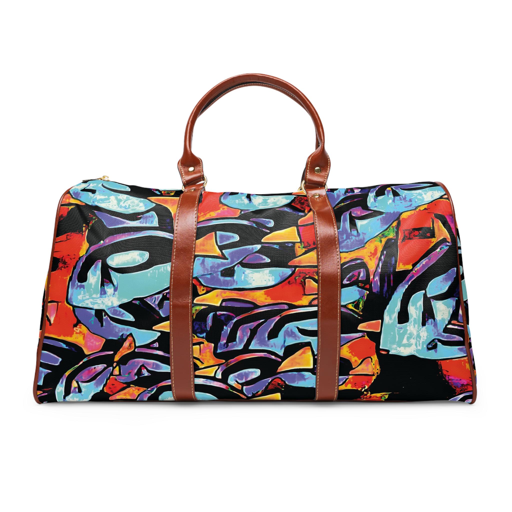 Blue Tang School Waterproof Travel Bag | Marine Fish Ocean Pattern
