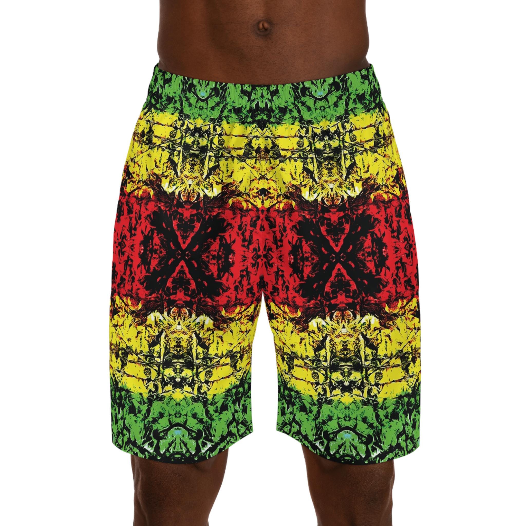 Reggae Stripe - Jogger Shorts