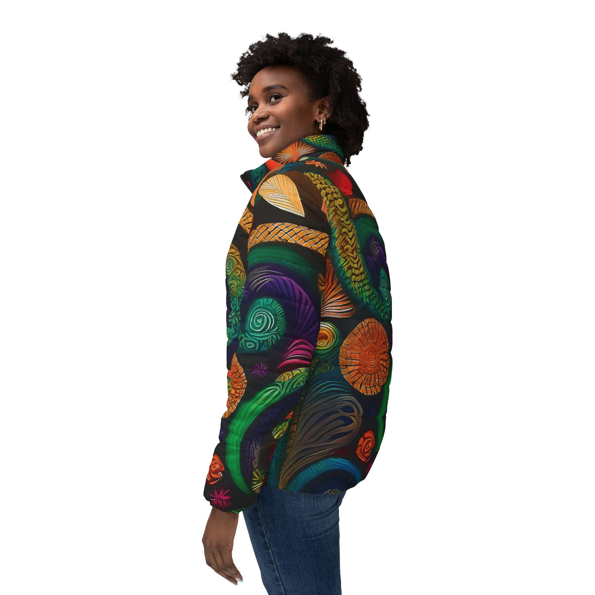 Color Twist - Womens Puffer Jacket