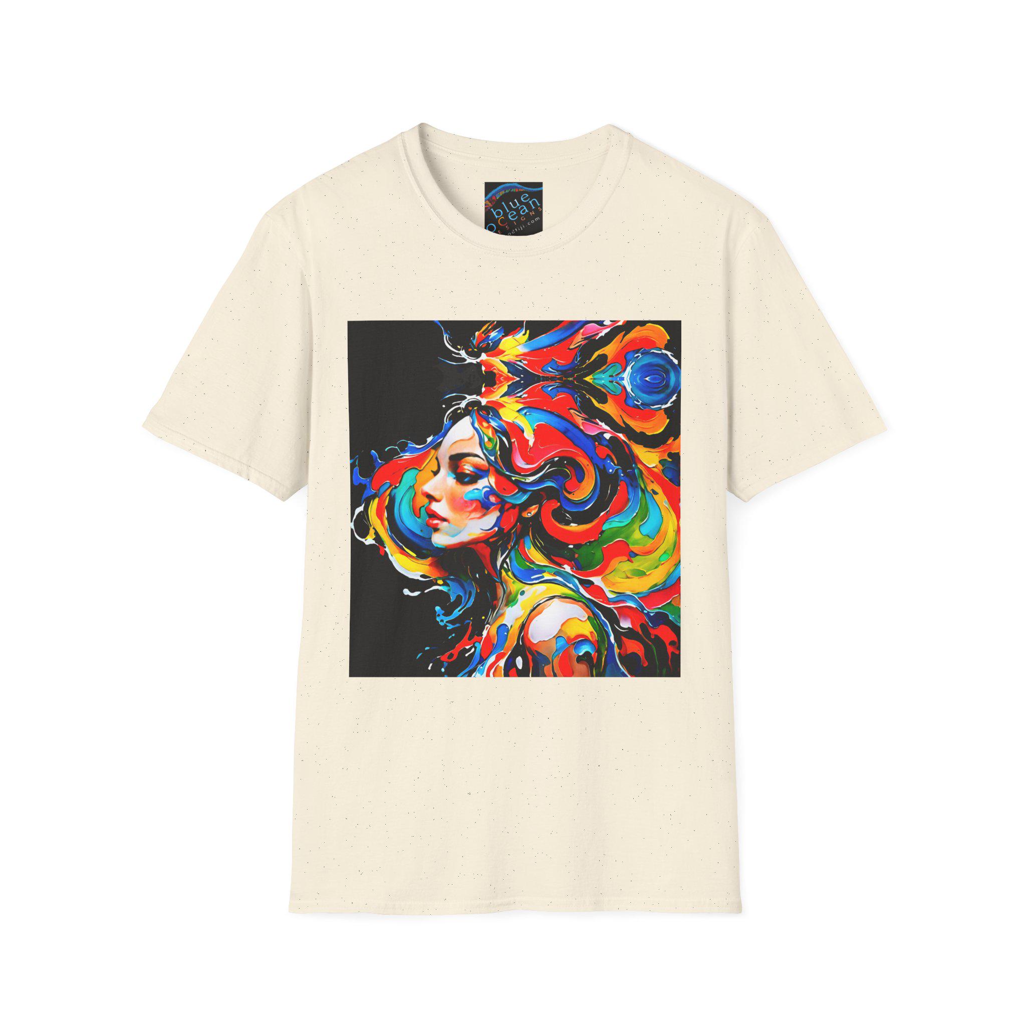 Lady with Paint - T Shirt