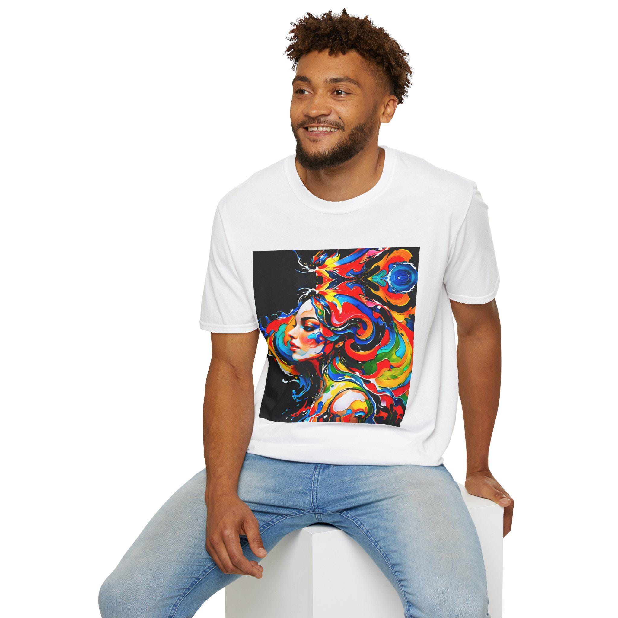 Lady with Paint - T Shirt