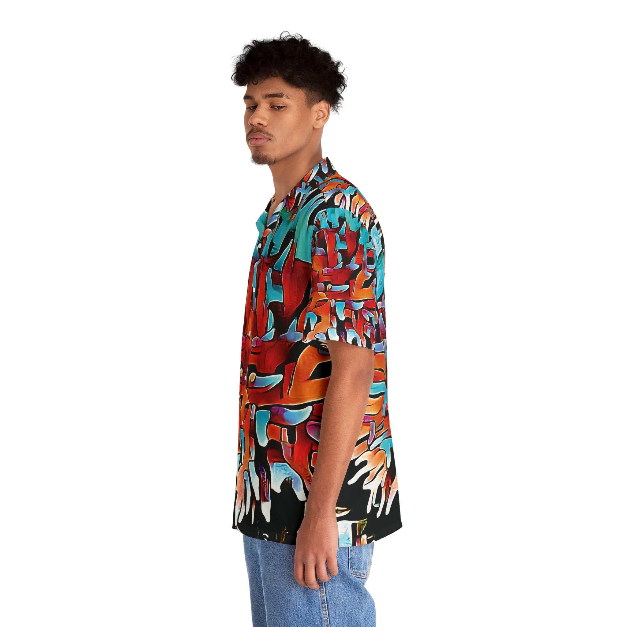 Aqua Spike - Hawaiian Shirt