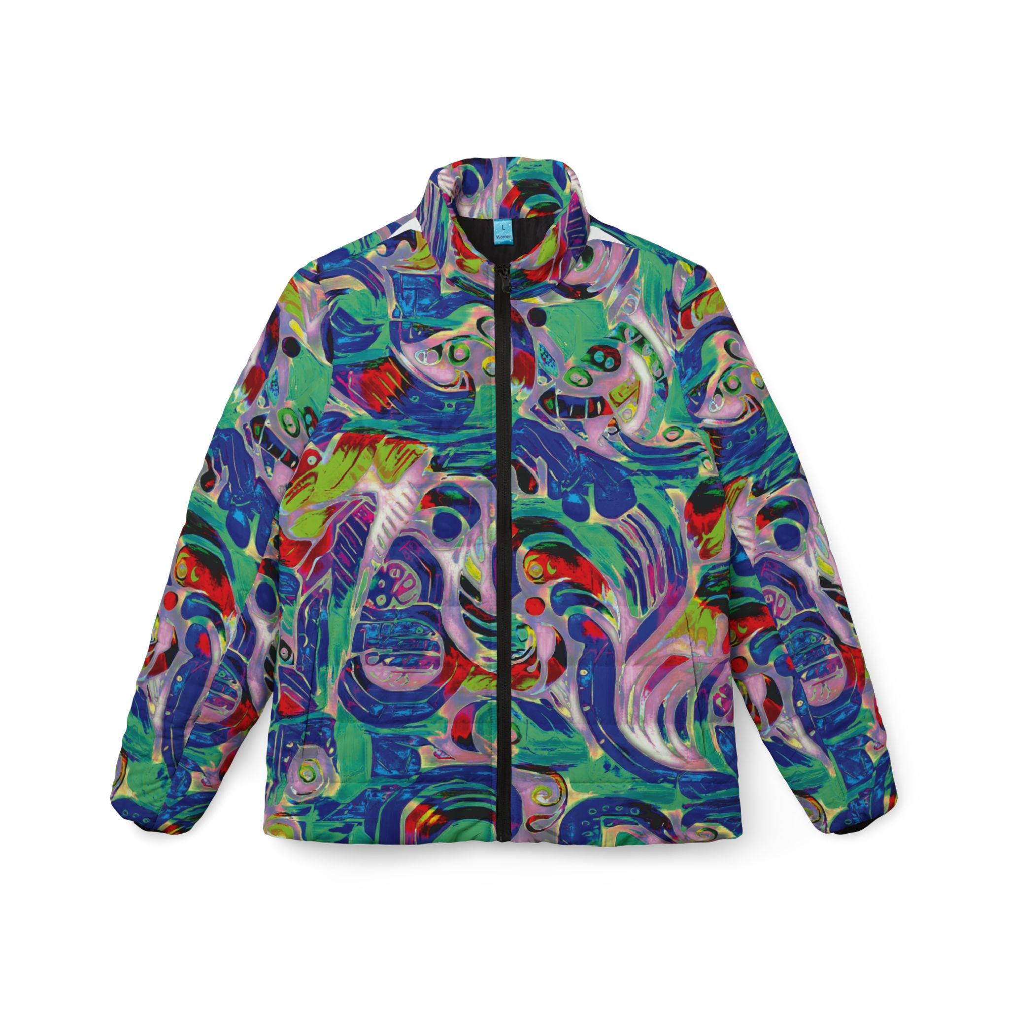 Poly Swirl - Womens Puffer Jacket