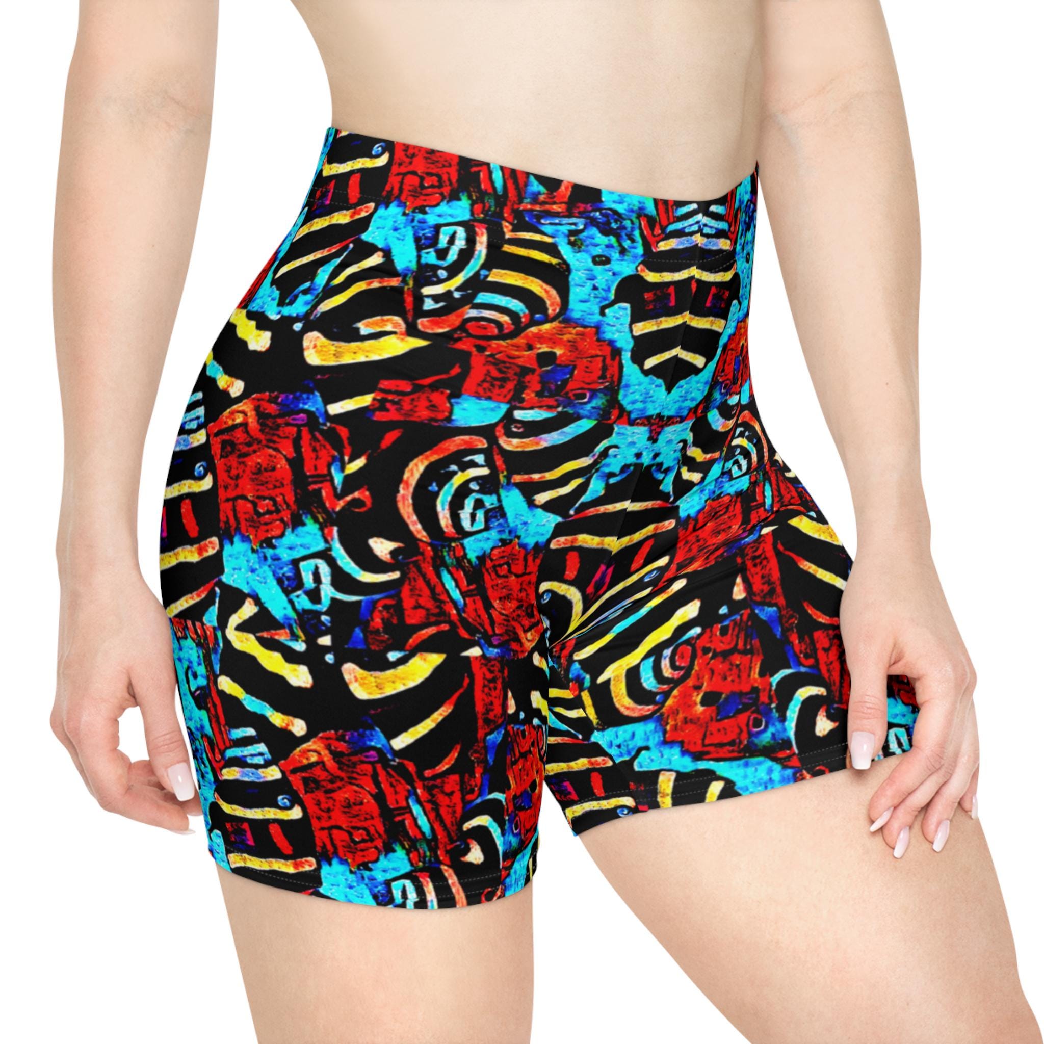 Small Snails - Womens Biker Shorts