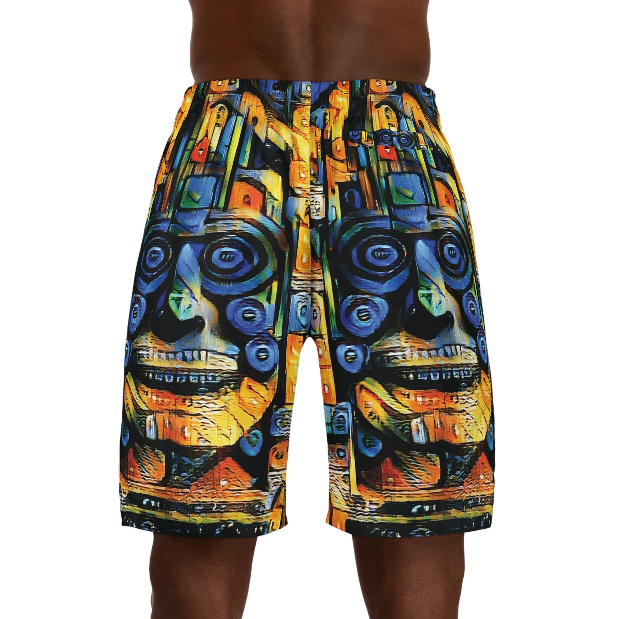 Purple Face - Jogger Shorts