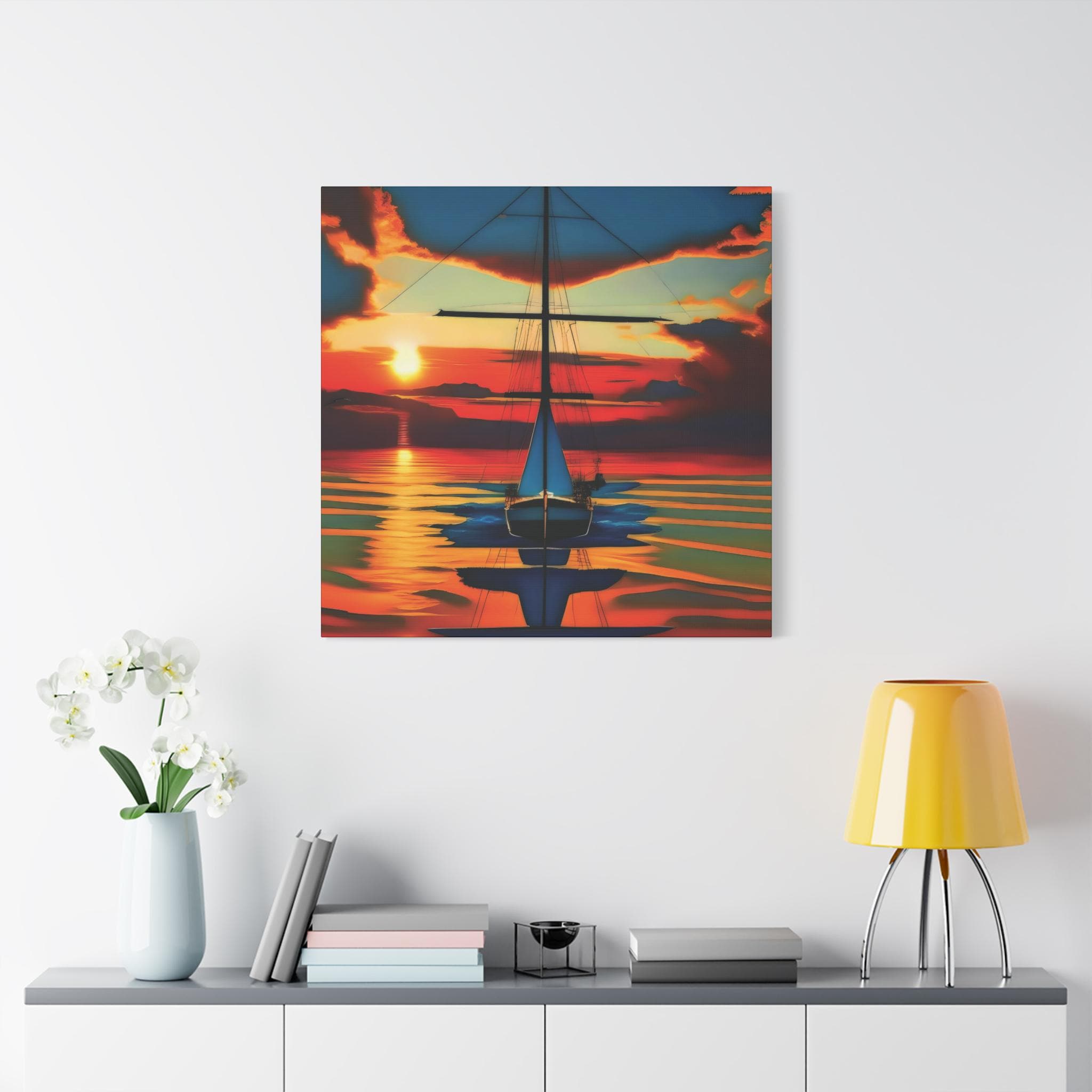 Night on the Water - Canvas Wall Art