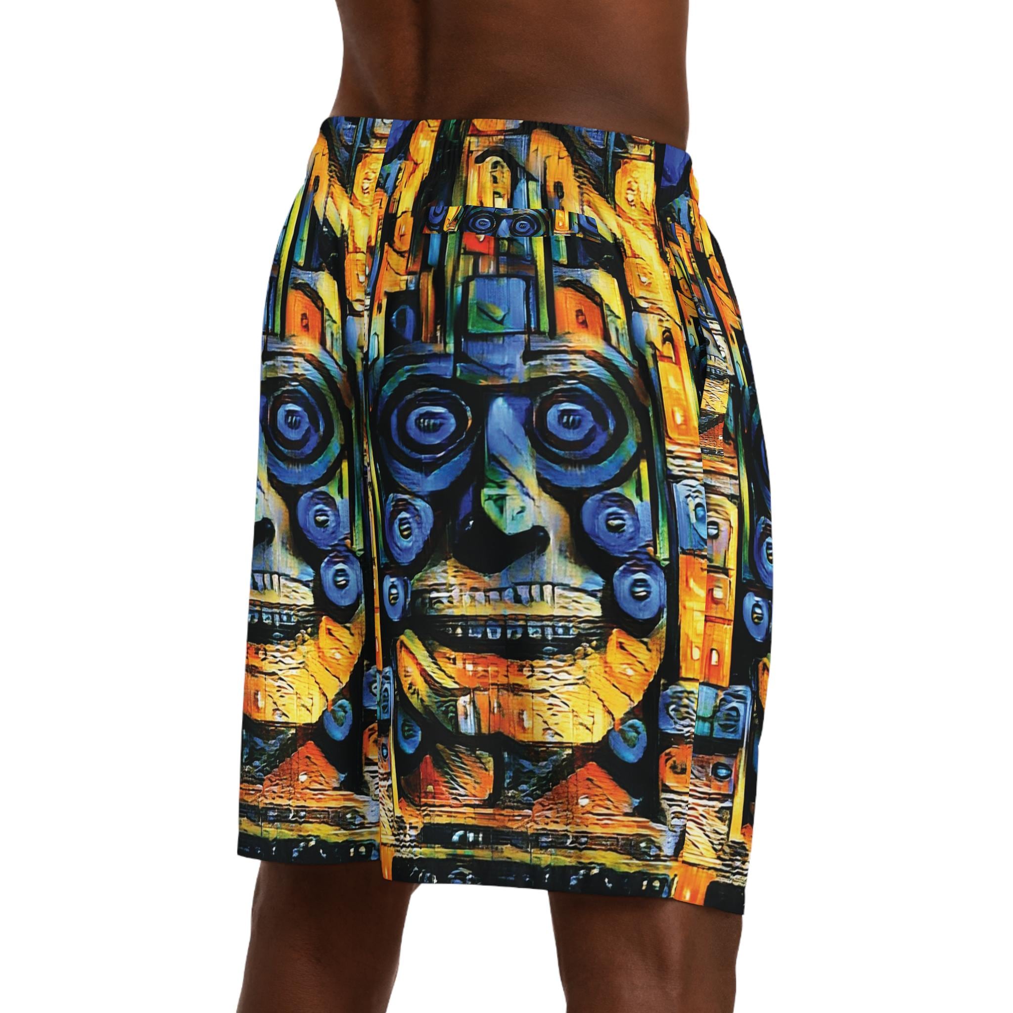 Purple Face - Jogger Shorts