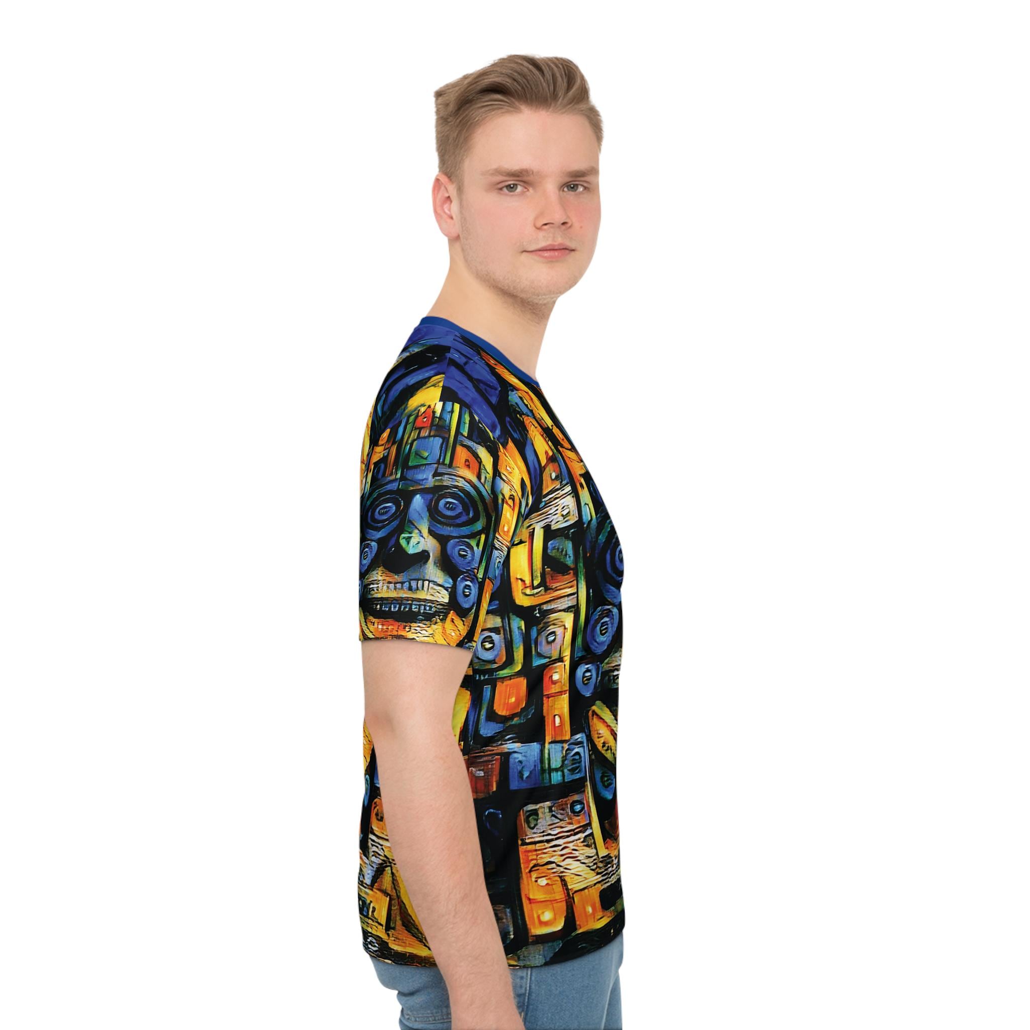 Abstract Tribal Mask art T-Shirt | All-Over Print