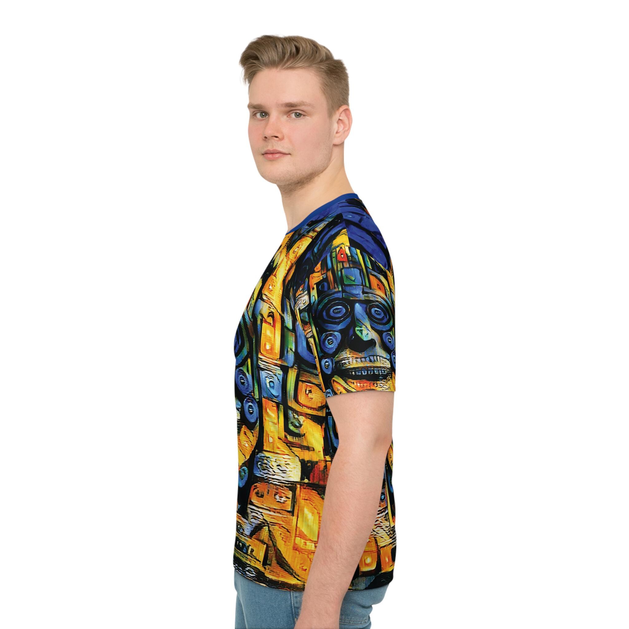 Abstract Tribal Mask art T-Shirt | All-Over Print