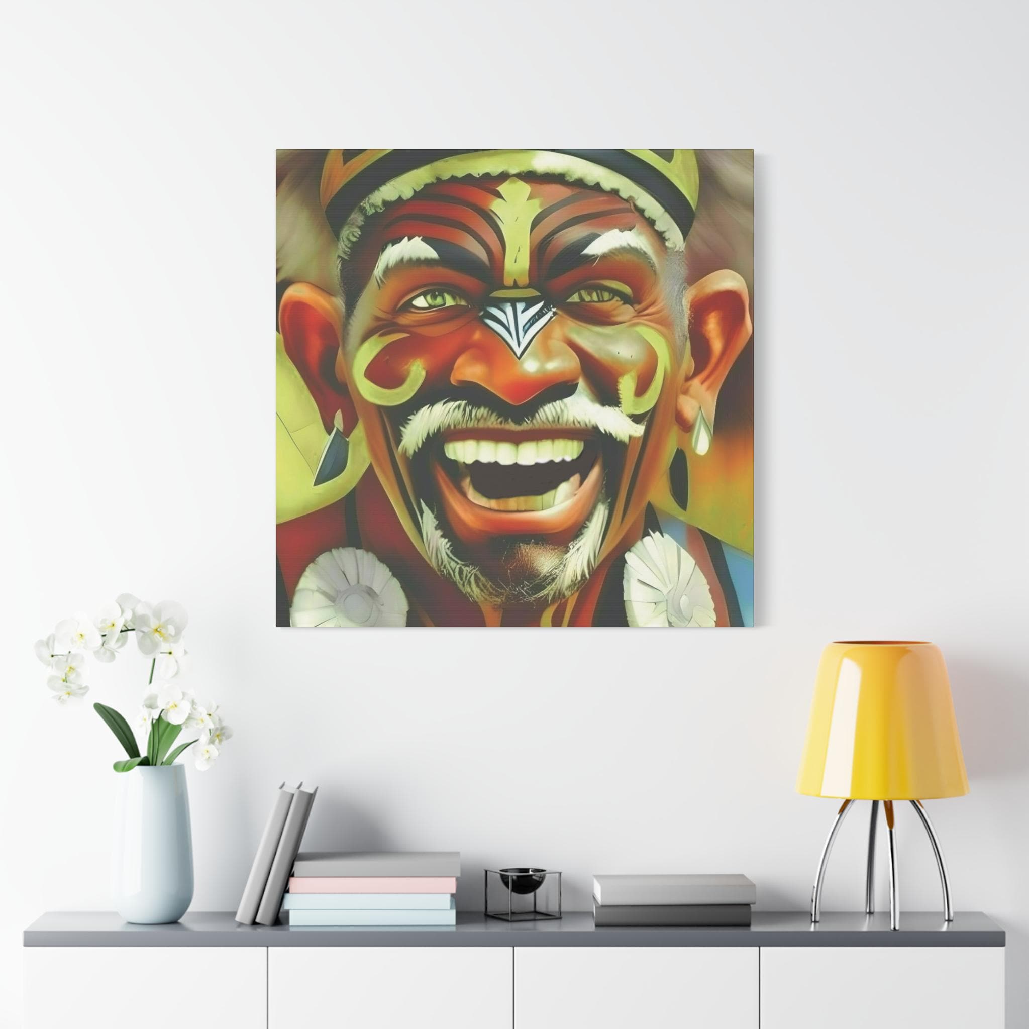 Happy Elder - Canvas Wall Art