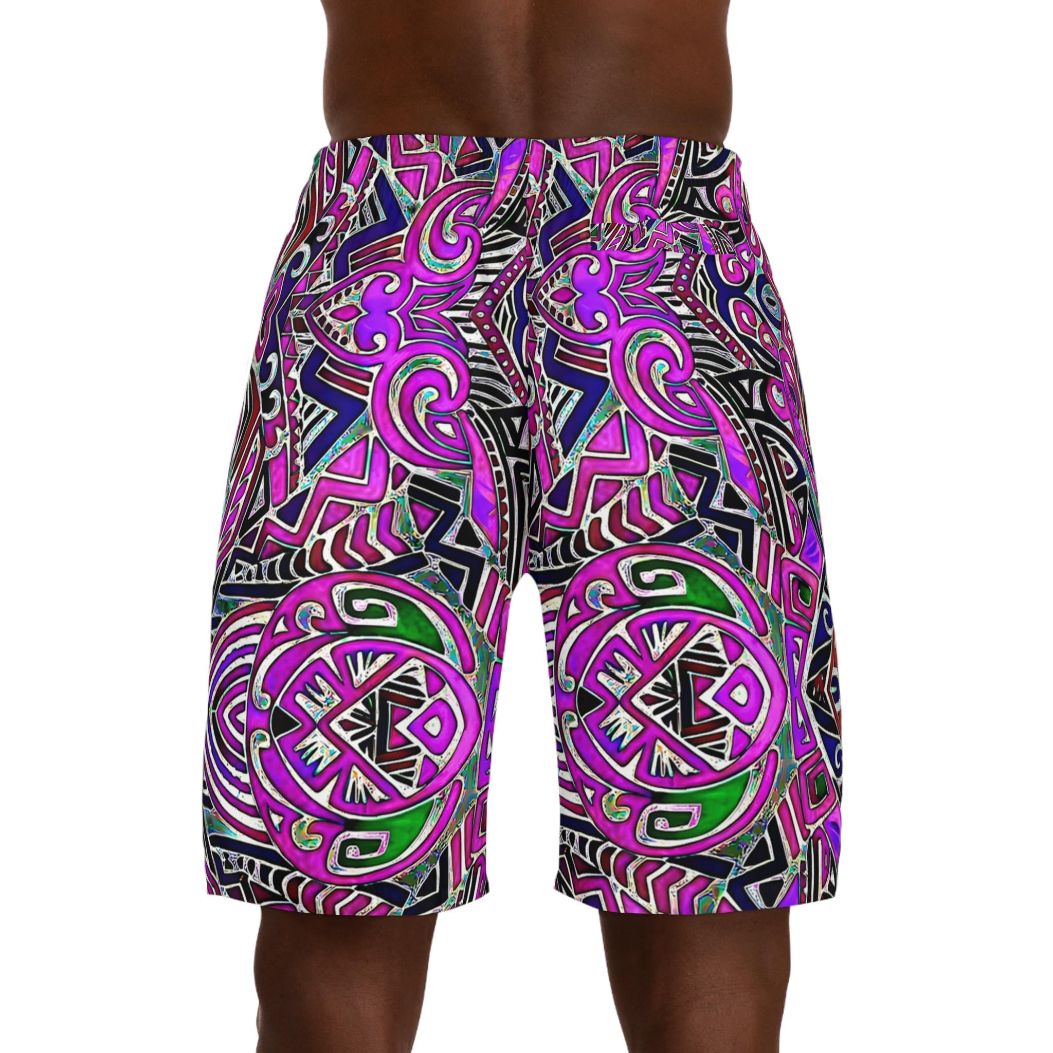 Purple Indo - Jogger Shorts