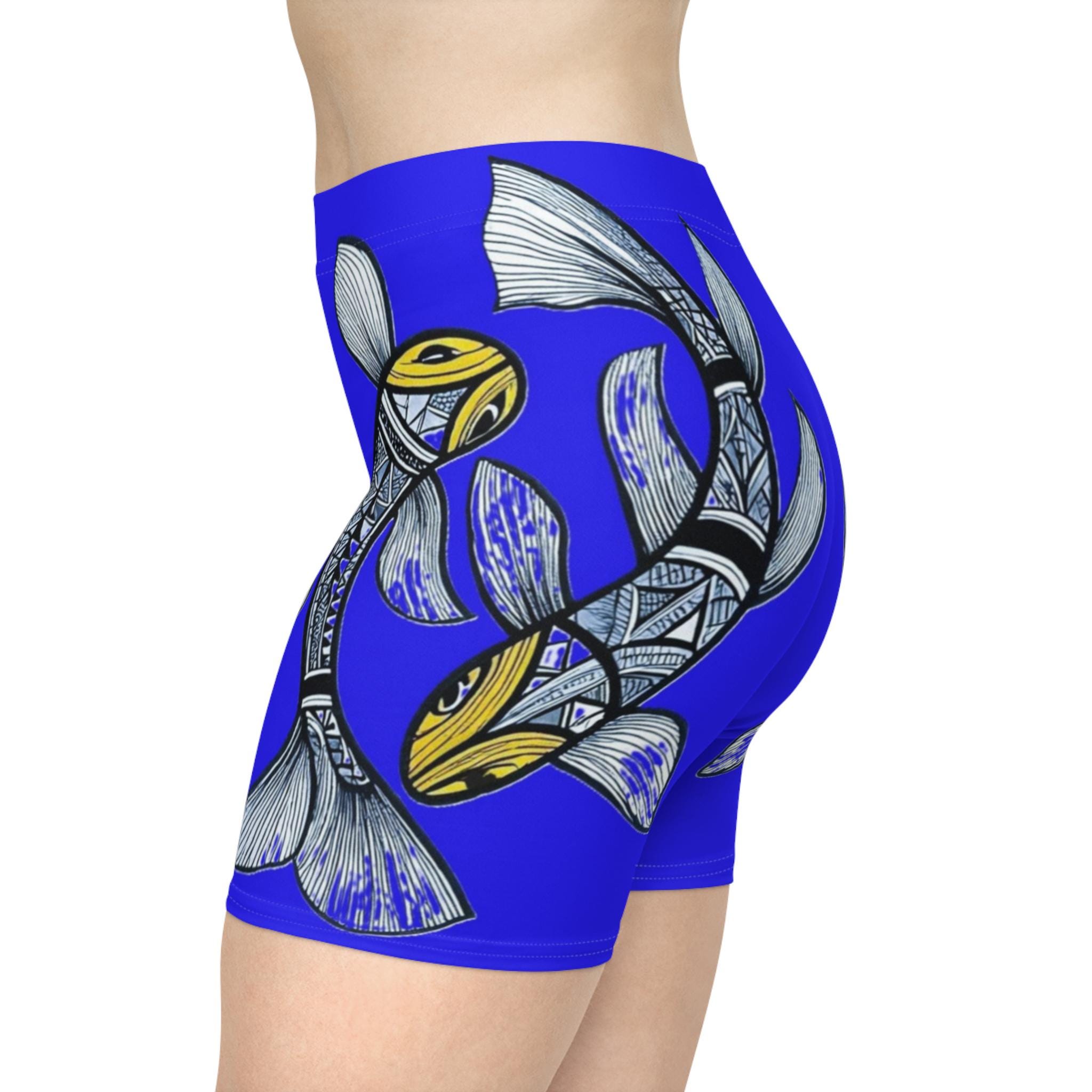 Koi Fun - Womens Biker Shorts