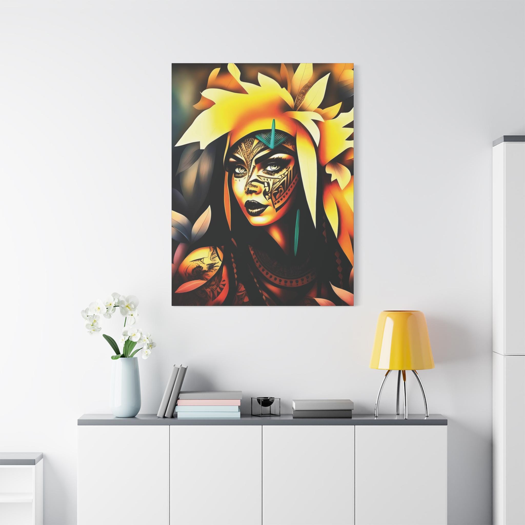 Poly Princess - Canvas Wall Art